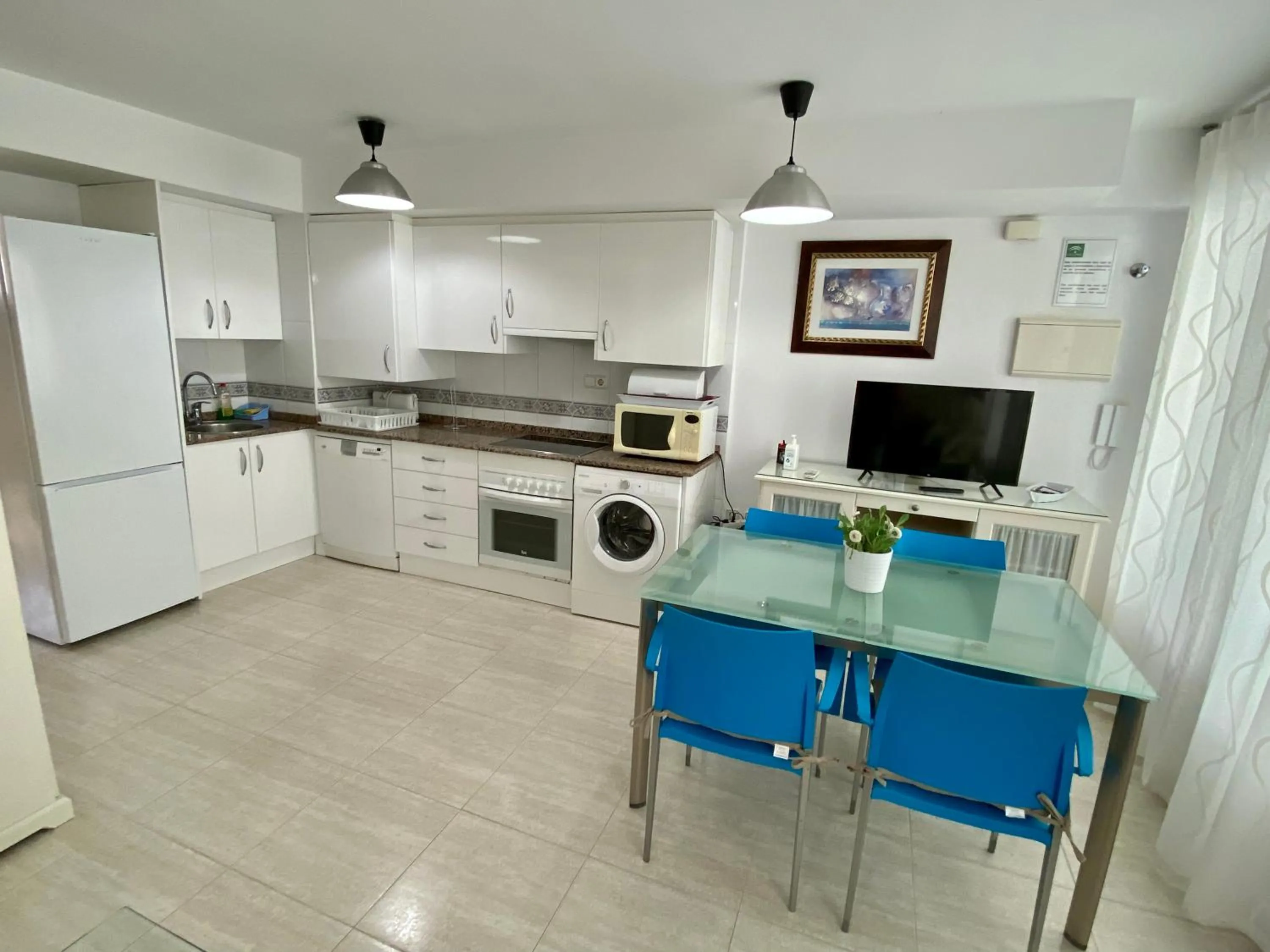TV and multimedia in Apartamento Nautilus Beach