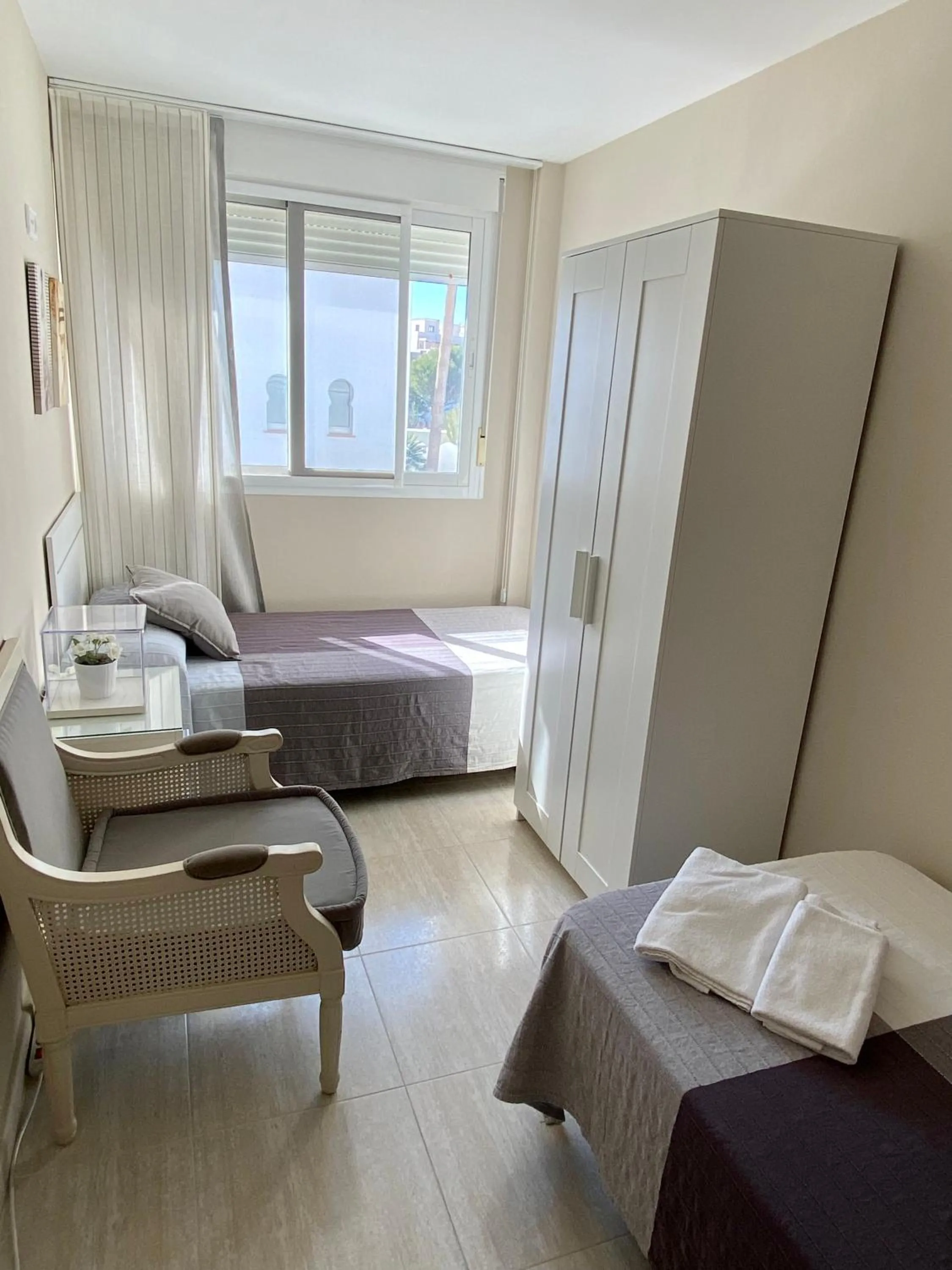 Bed in Apartamento Nautilus Beach