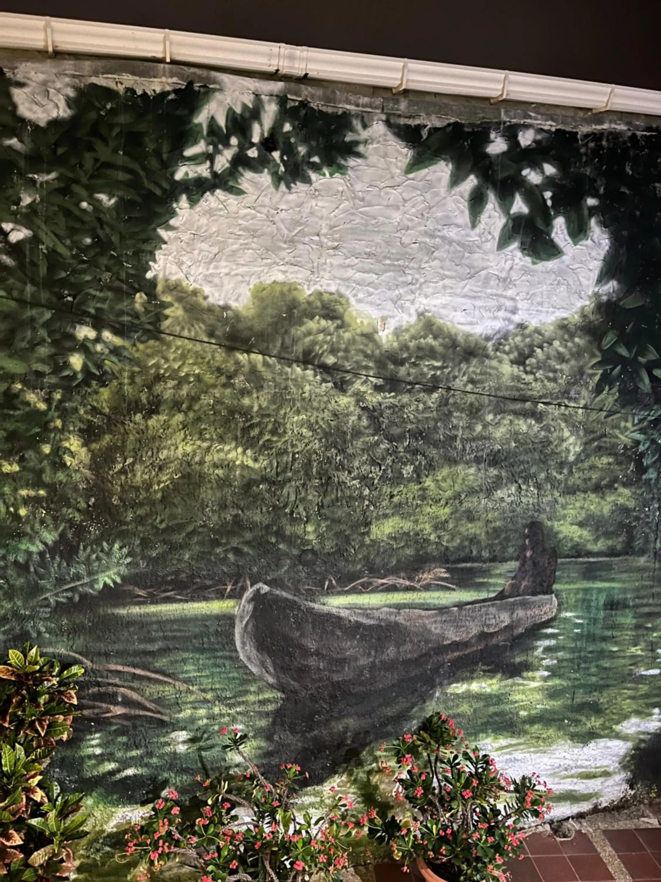 Inner courtyard view in Red Ground Village