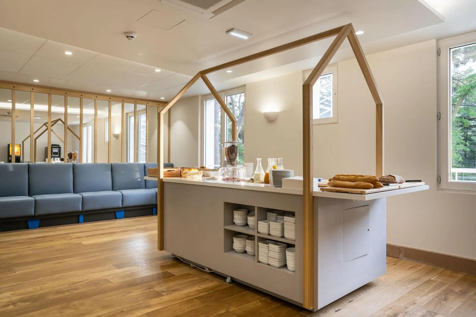 Buffet breakfast in Hôtel Miléade Les Pléïades La Baule