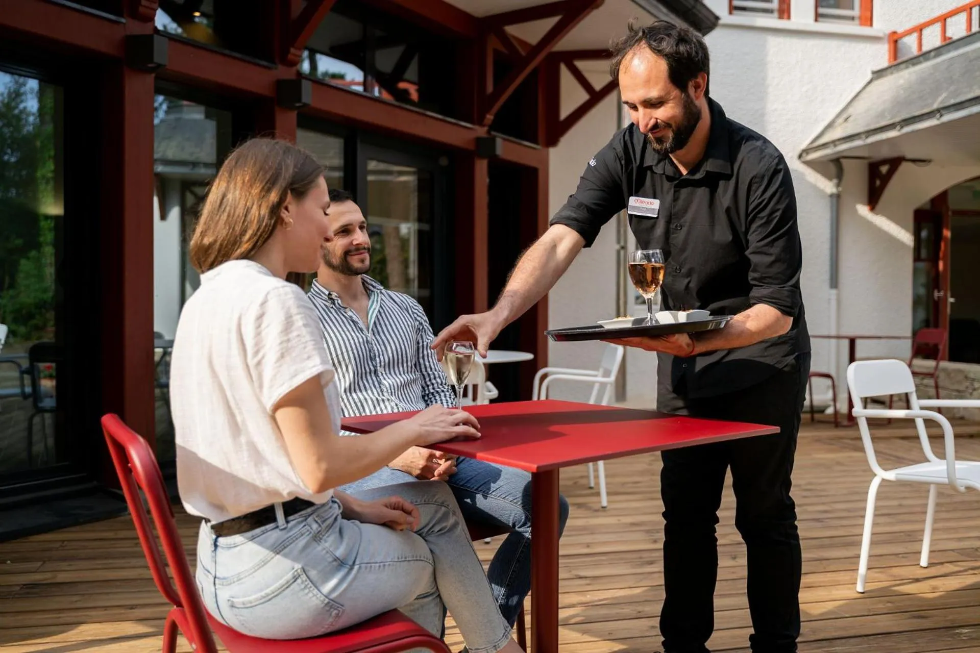 Patio in Hôtel Miléade Les Pléïades La Baule
