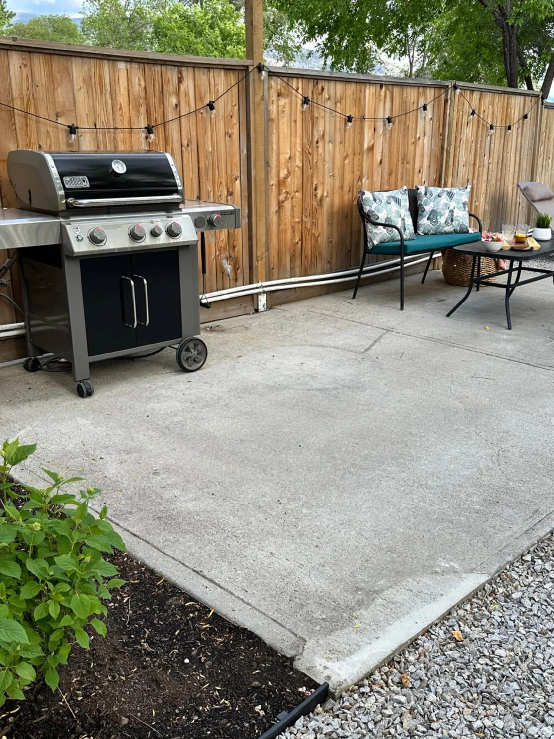 BBQ facilities in Lakeside Villa & Nordic Spa