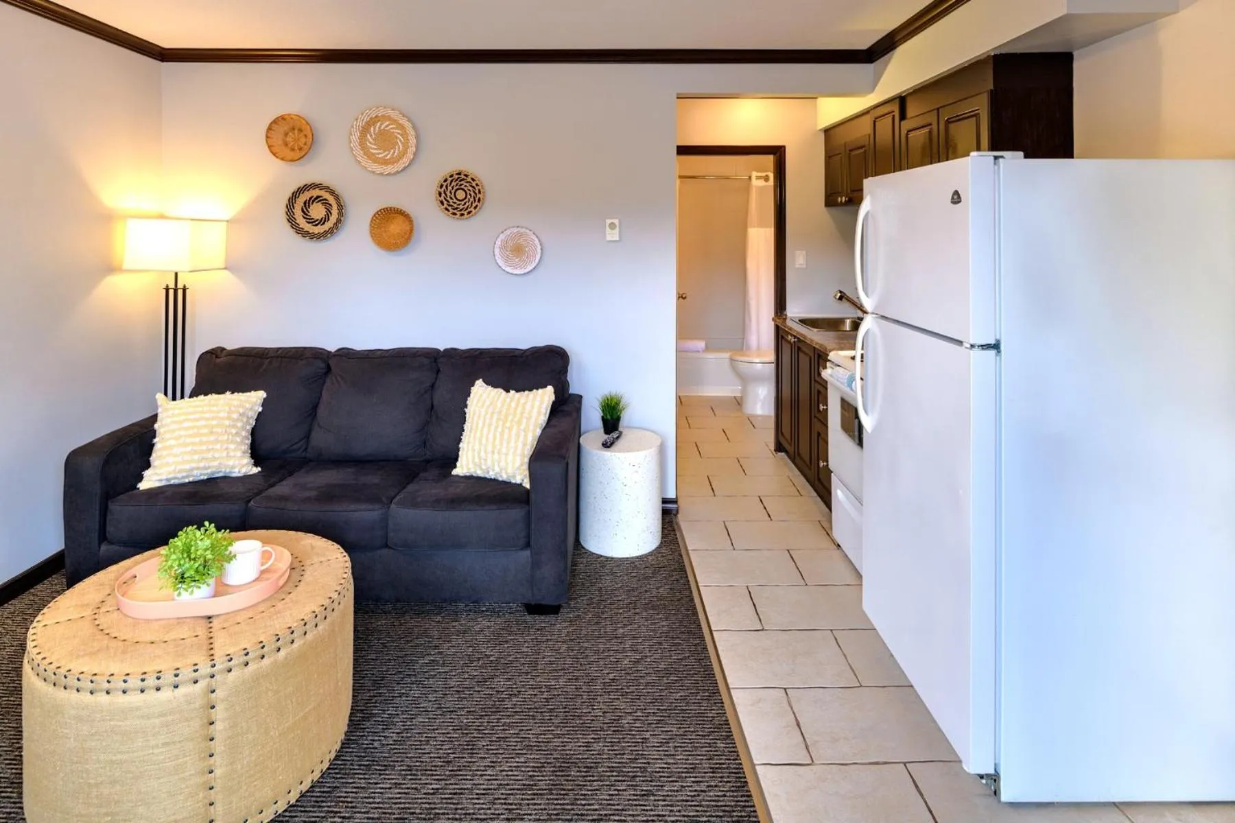 Living room in Lakeside Villa & Nordic Spa