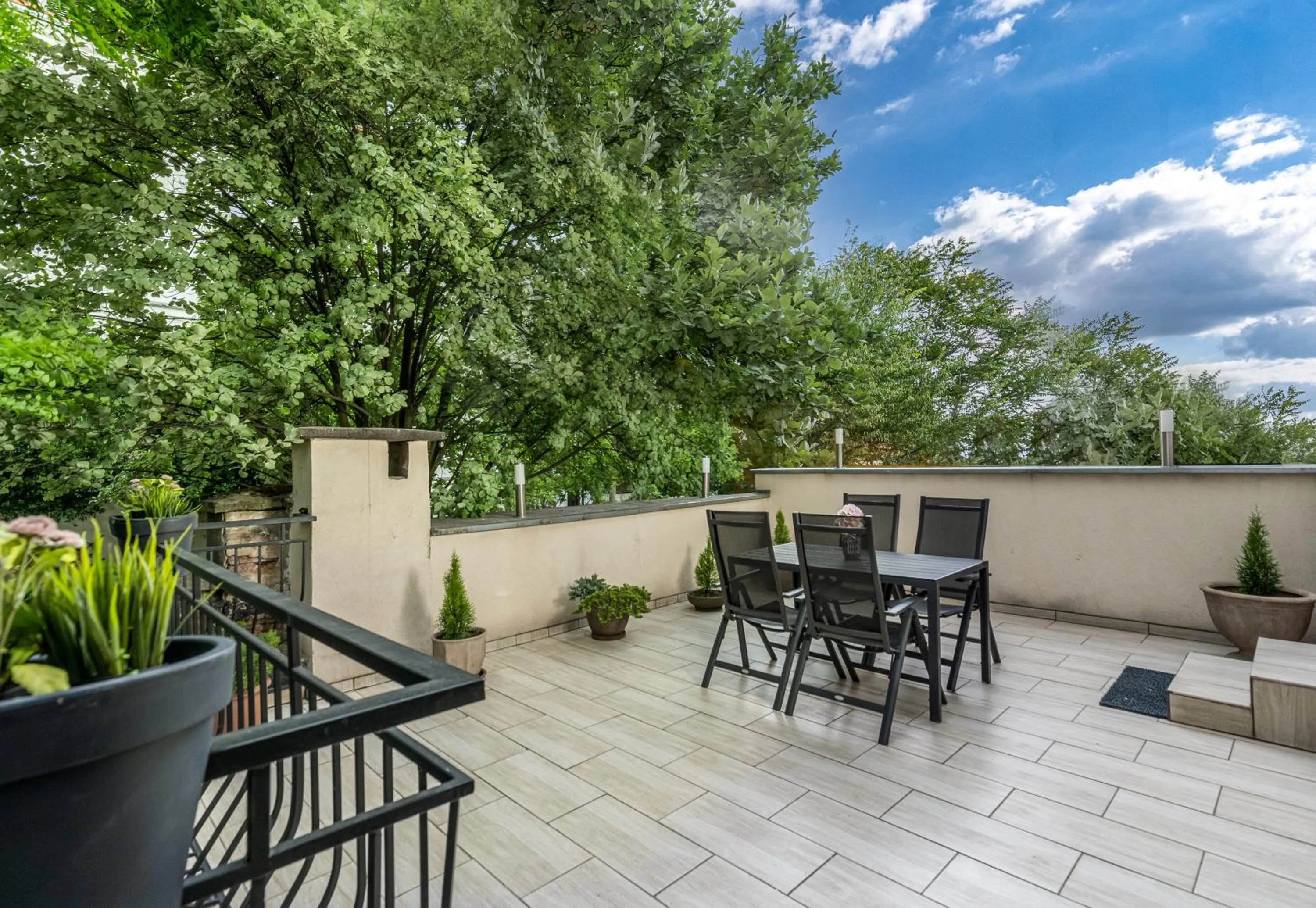 Balcony/Terrace in Z14 Boutique Residence - Krakow Old Town