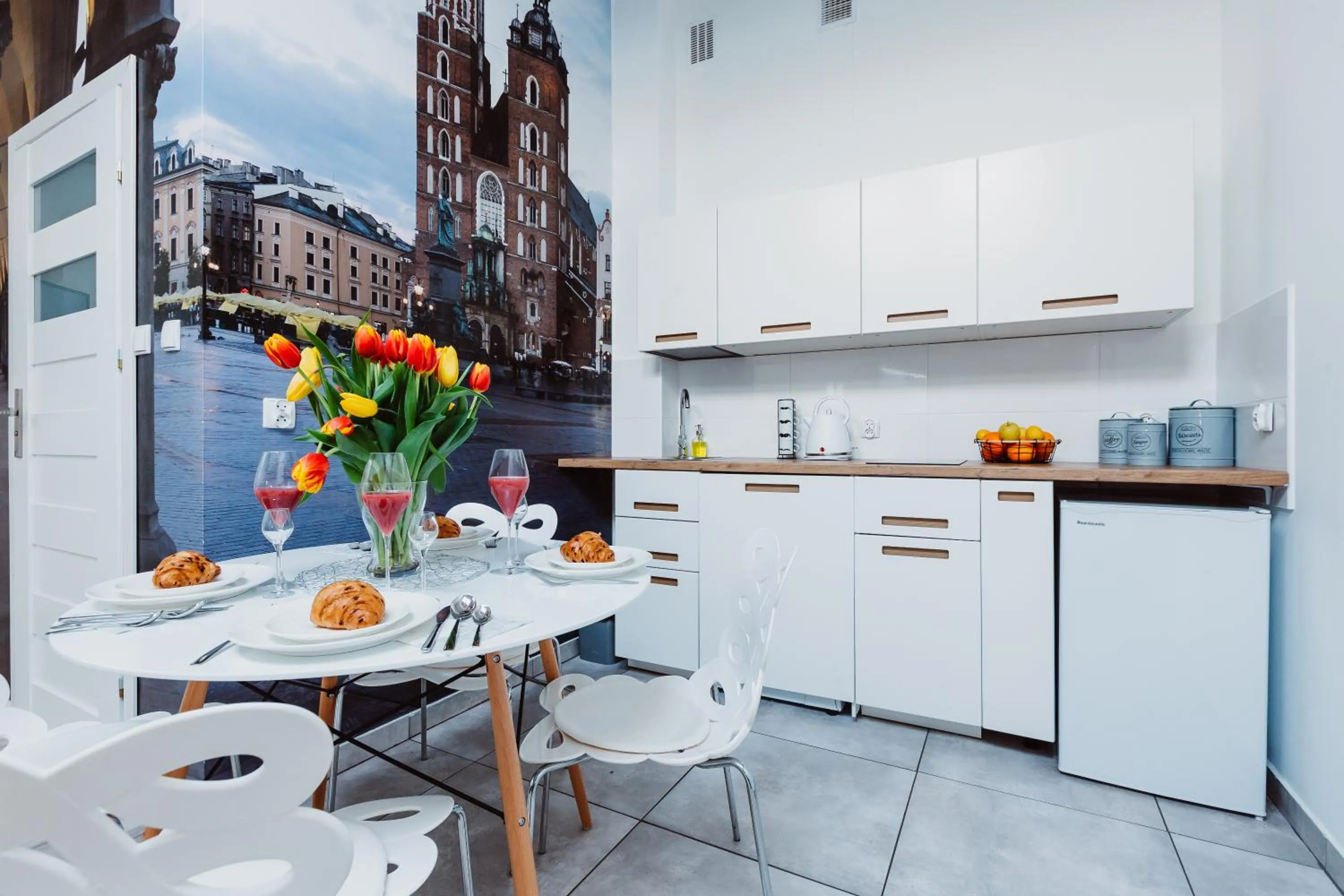 Kitchen or kitchenette in Z14 Boutique Residence - Krakow Old Town