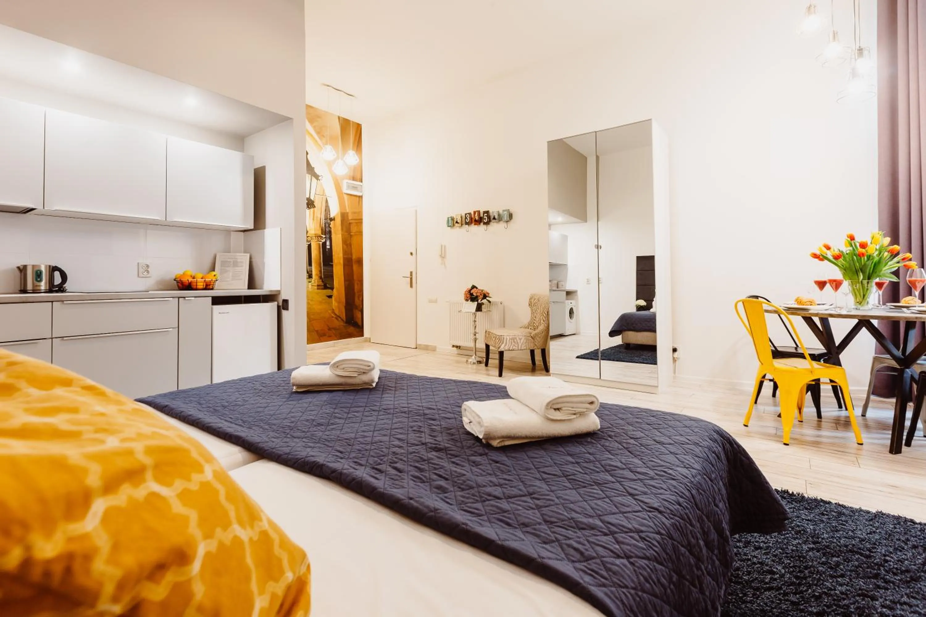 Photo of the whole room, Bed in Z14 Boutique Residence - Krakow Old Town