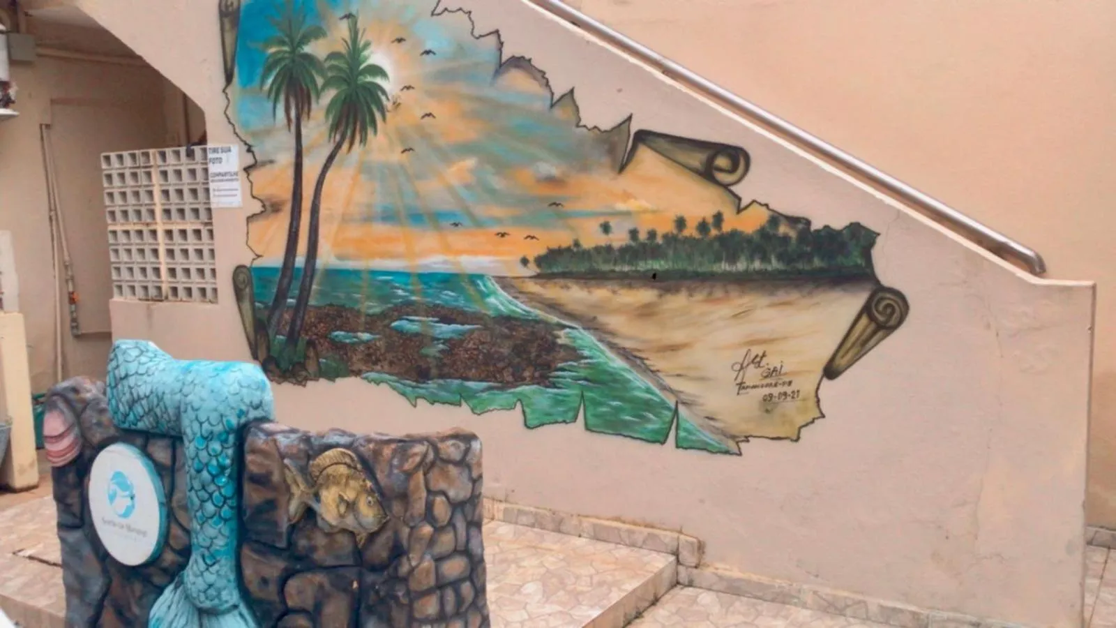 Balcony/Terrace in Pousada Sereias de Maragogi