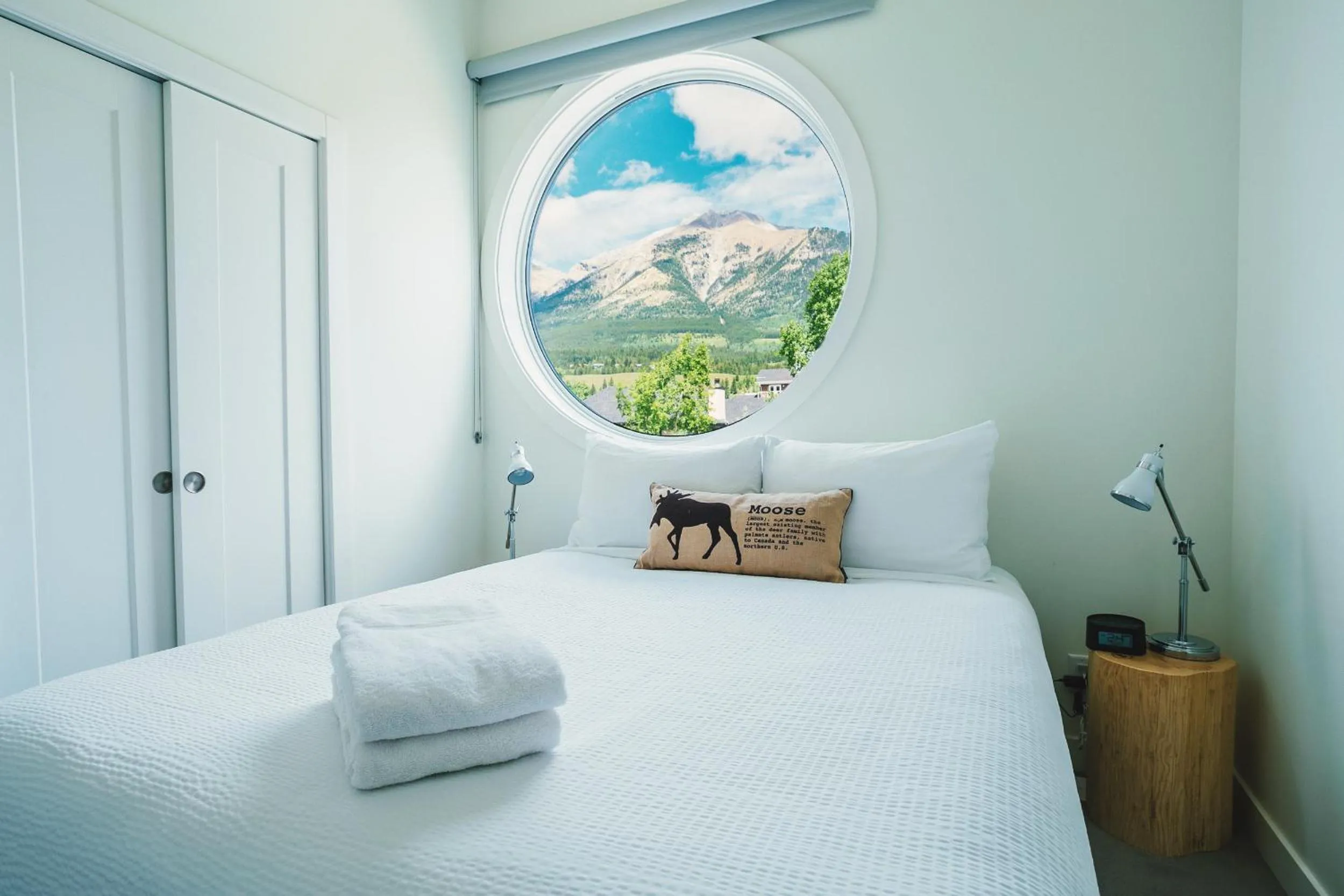 Bed in Basecamp Resorts Canmore