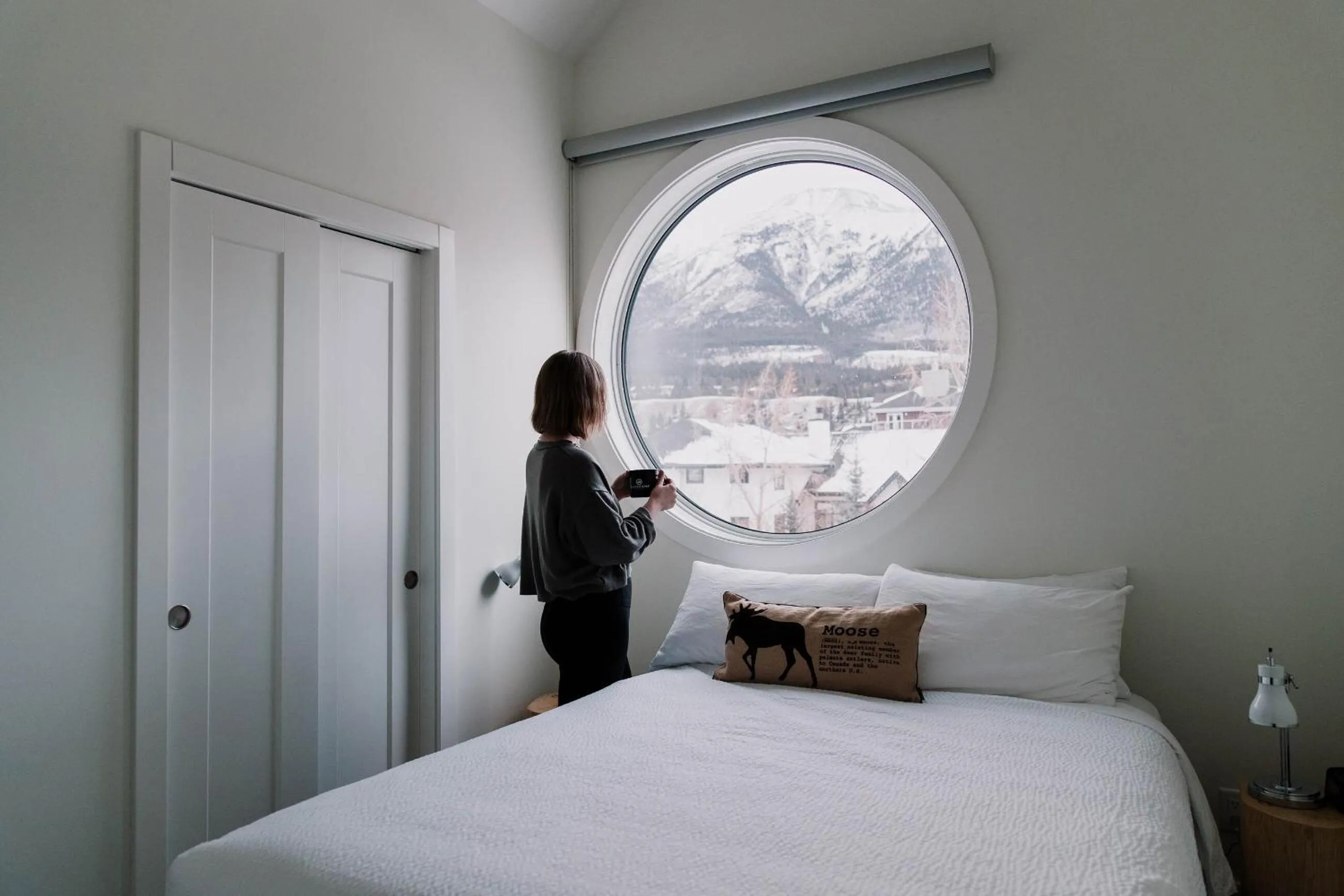 Property building, Bed in Basecamp Resorts Canmore