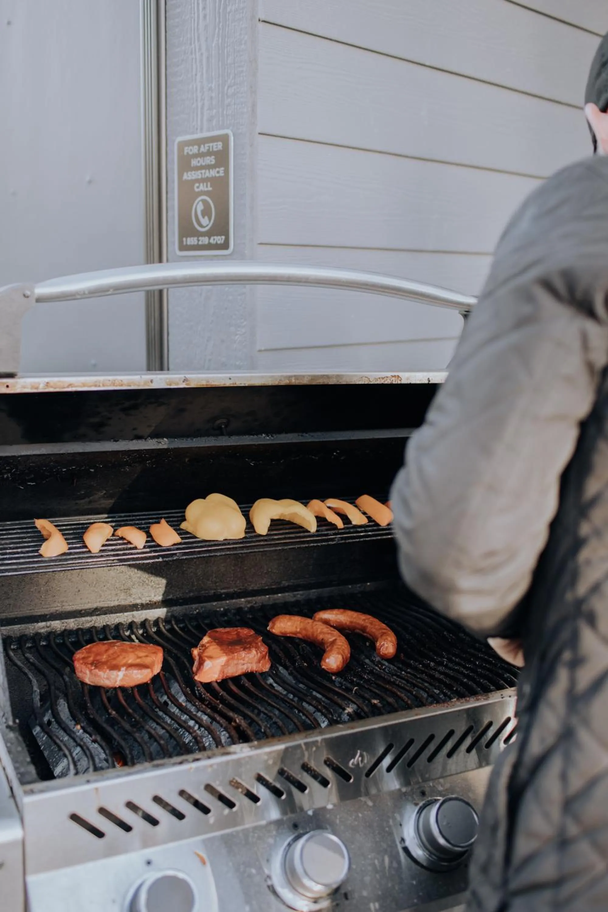 BBQ facilities in Basecamp Resorts Canmore