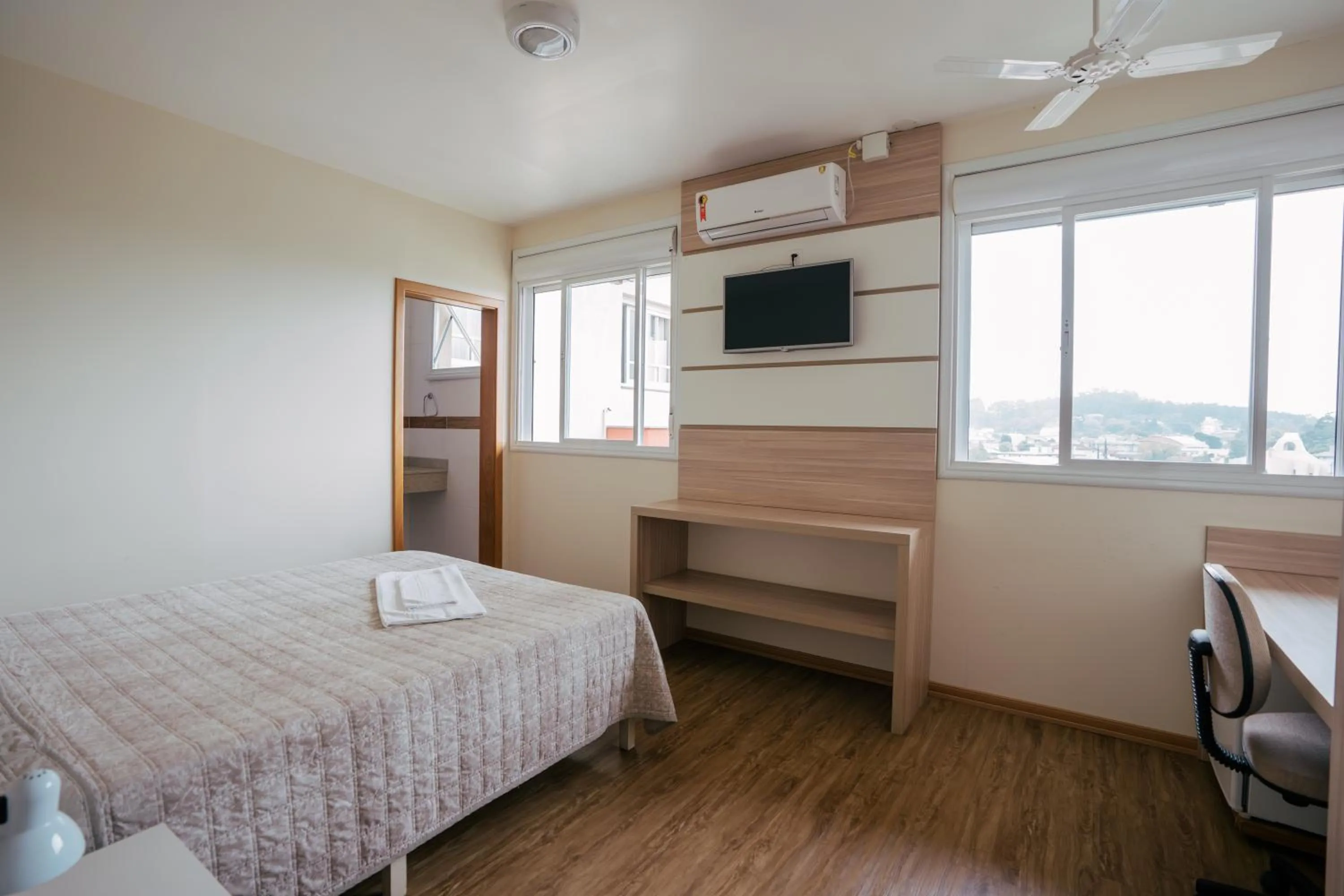 Bed in Hotel Prata Villaggio