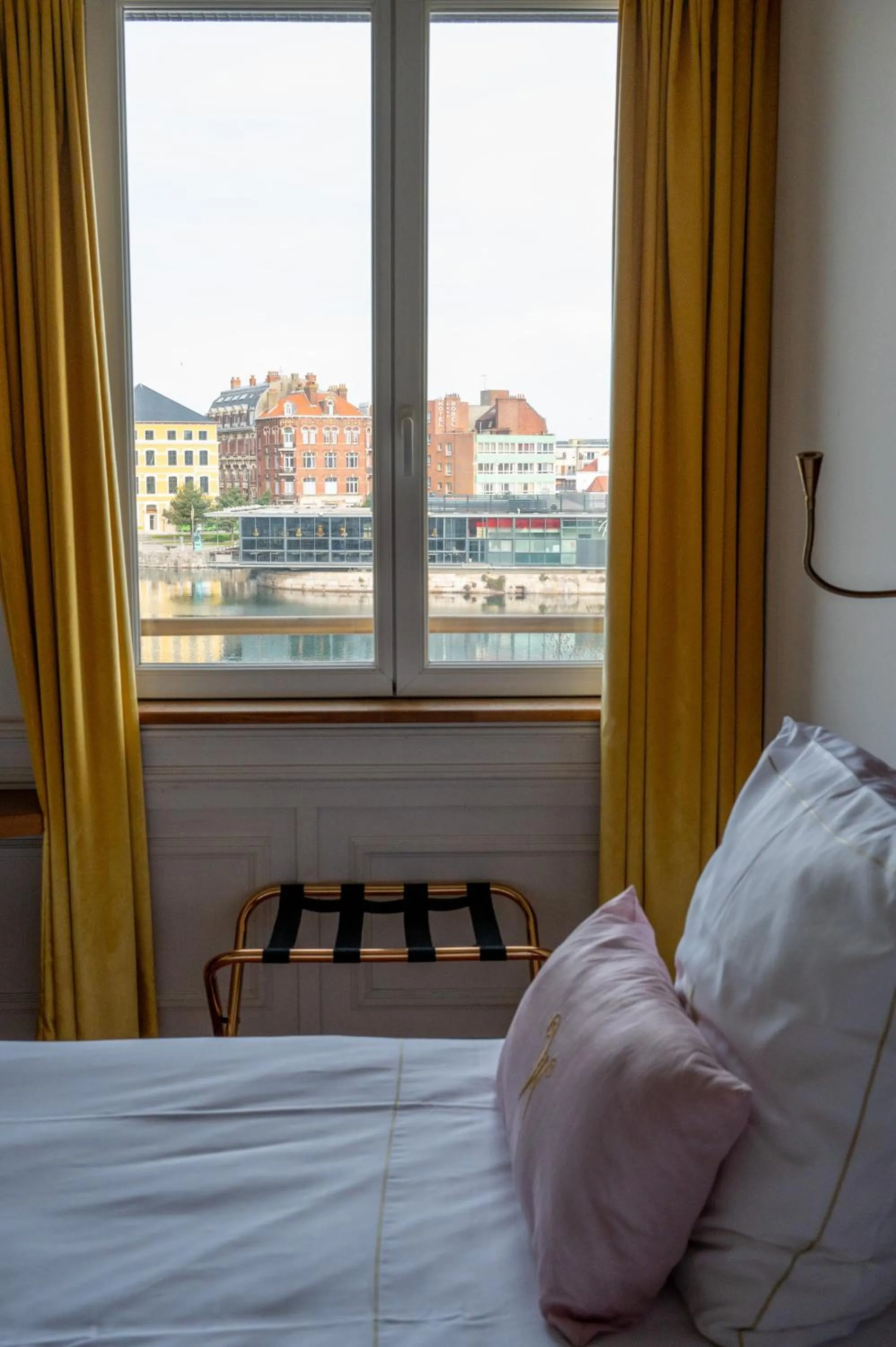 Bed in Les chambres du Waterzooi