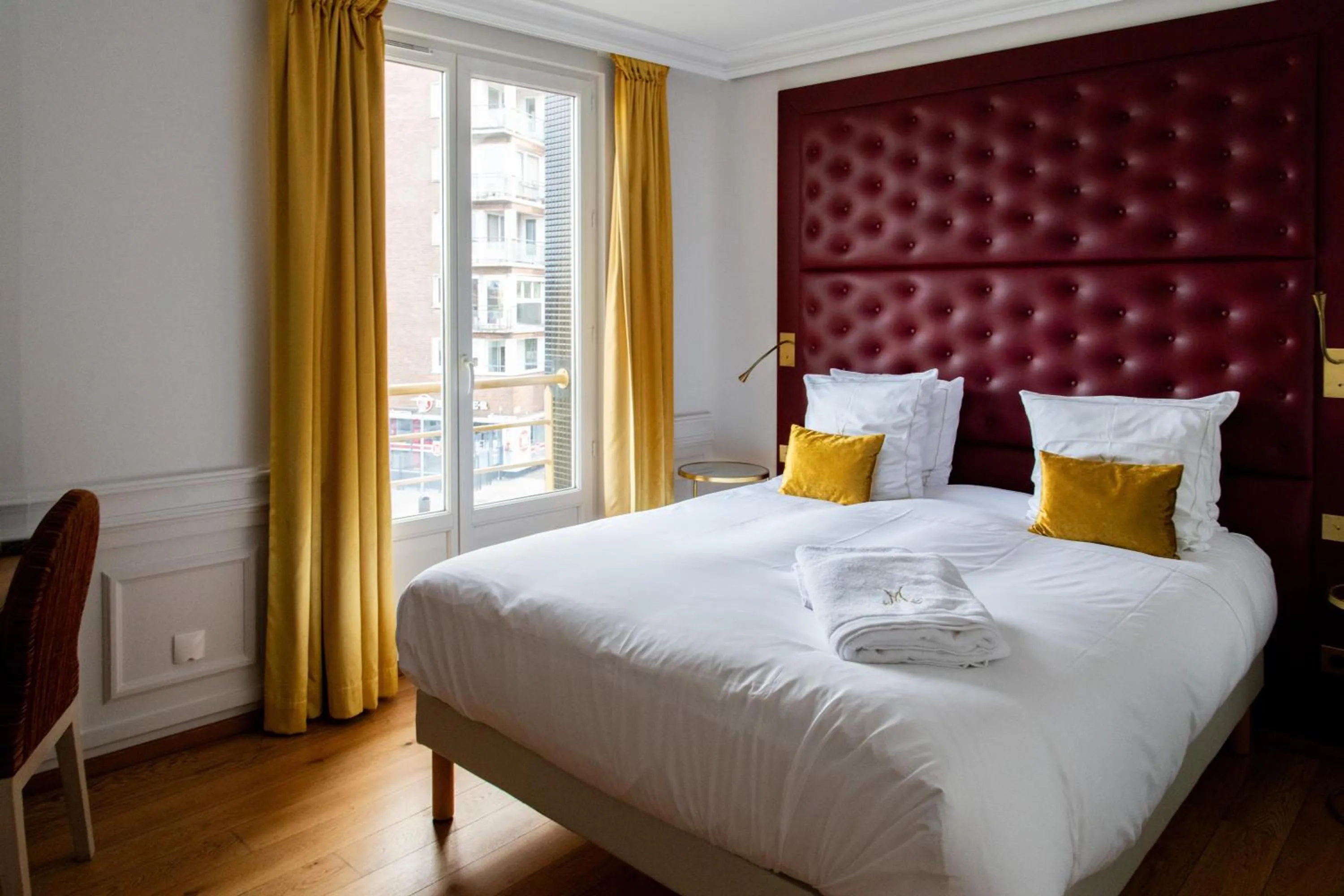 Bed in Les chambres du Waterzooi