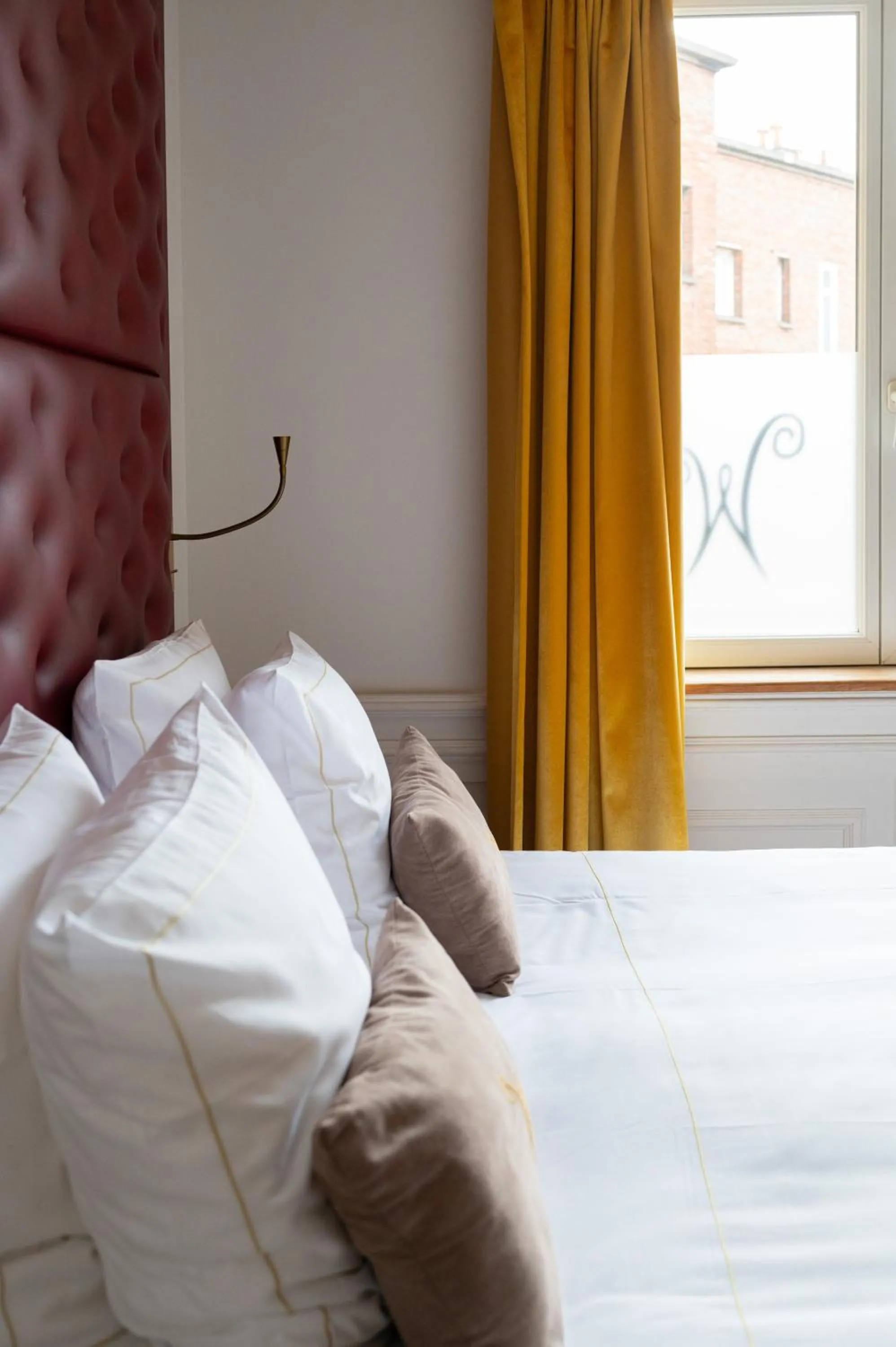 Bed in Les chambres du Waterzooi