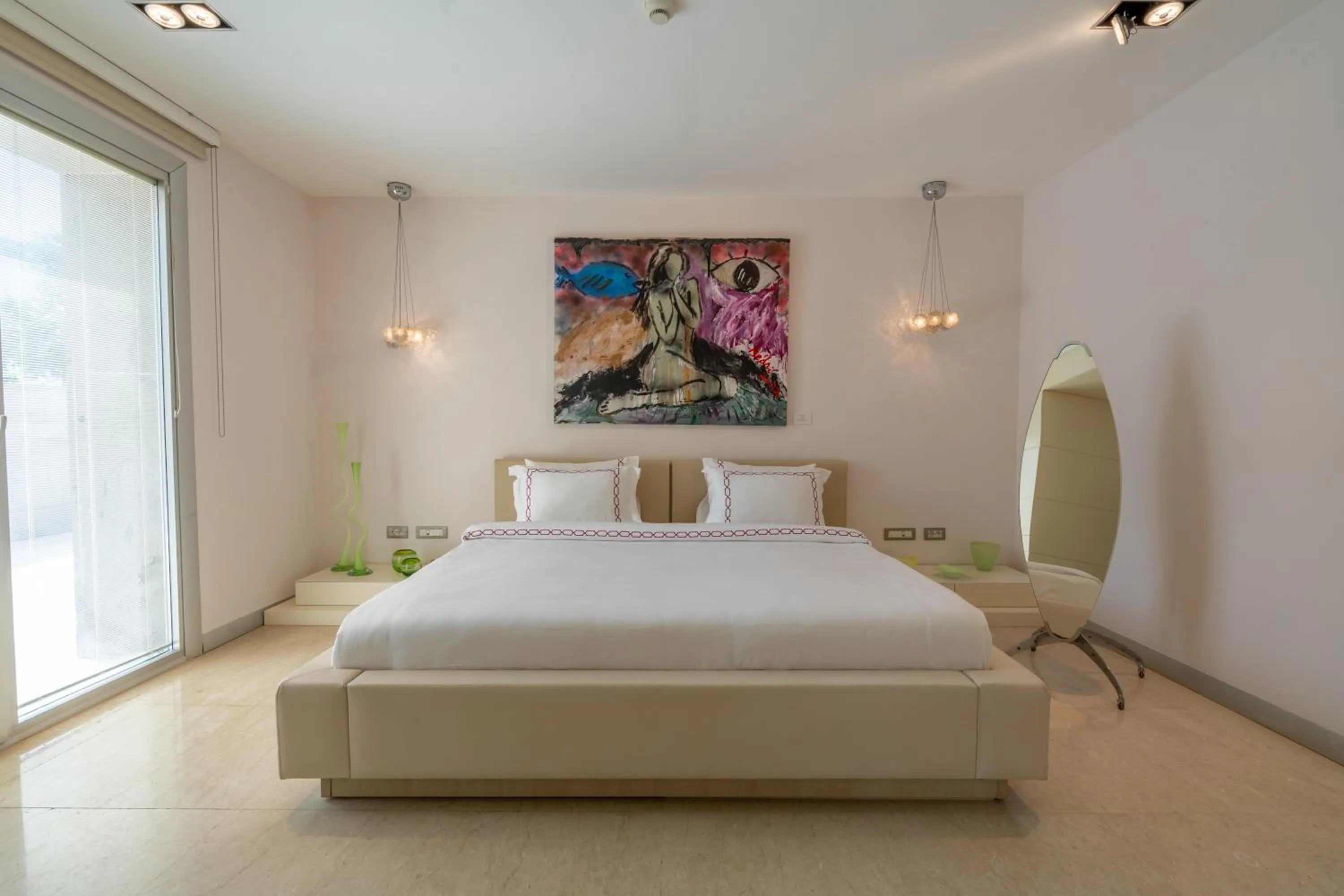 Bed in Casa dell'Arte Hotel of Arts & Leisure