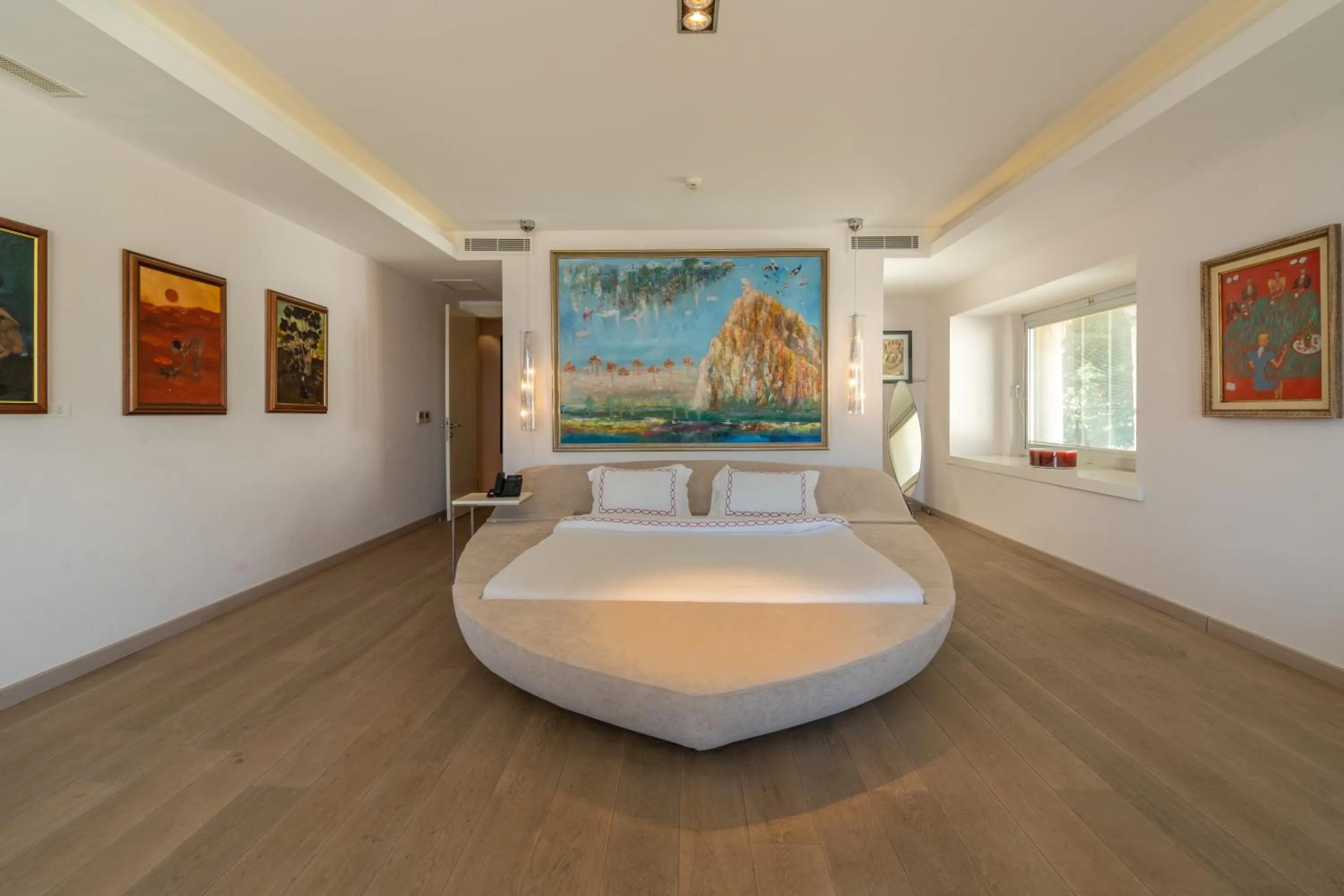 Bed in Casa dell'Arte Hotel of Arts & Leisure