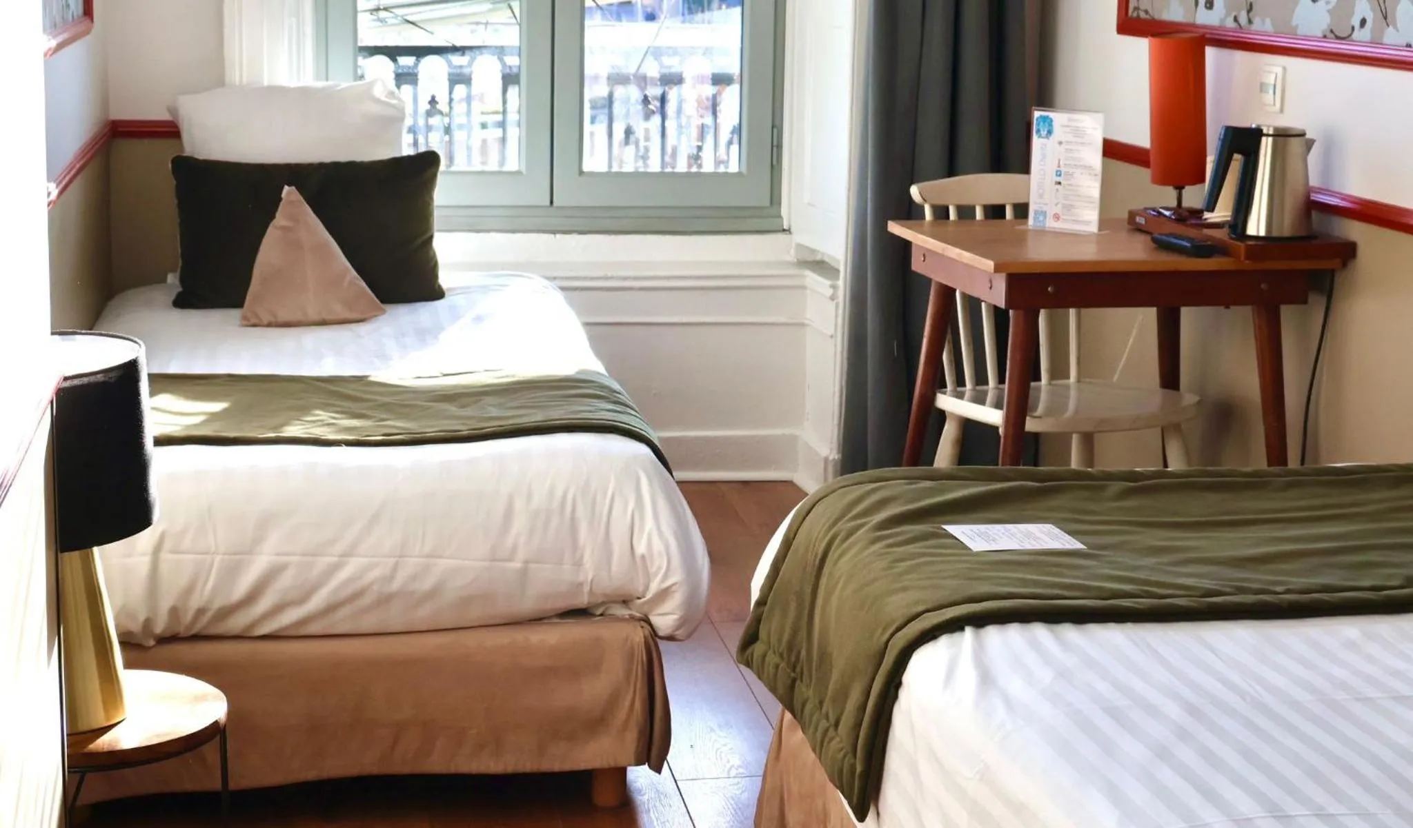 Bed in Hotelo Lyon Charité