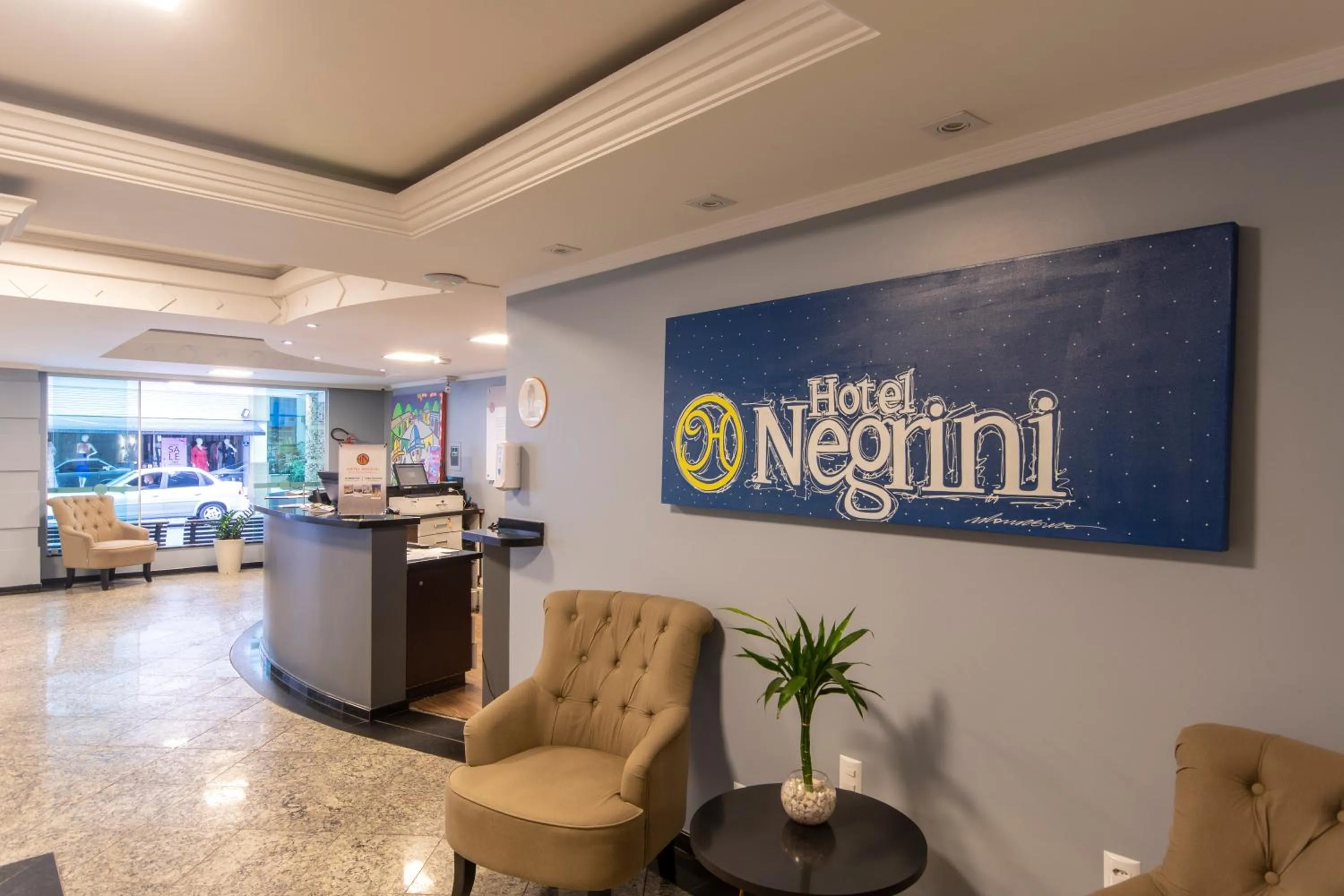 Lobby or reception in Hotel Negrini
