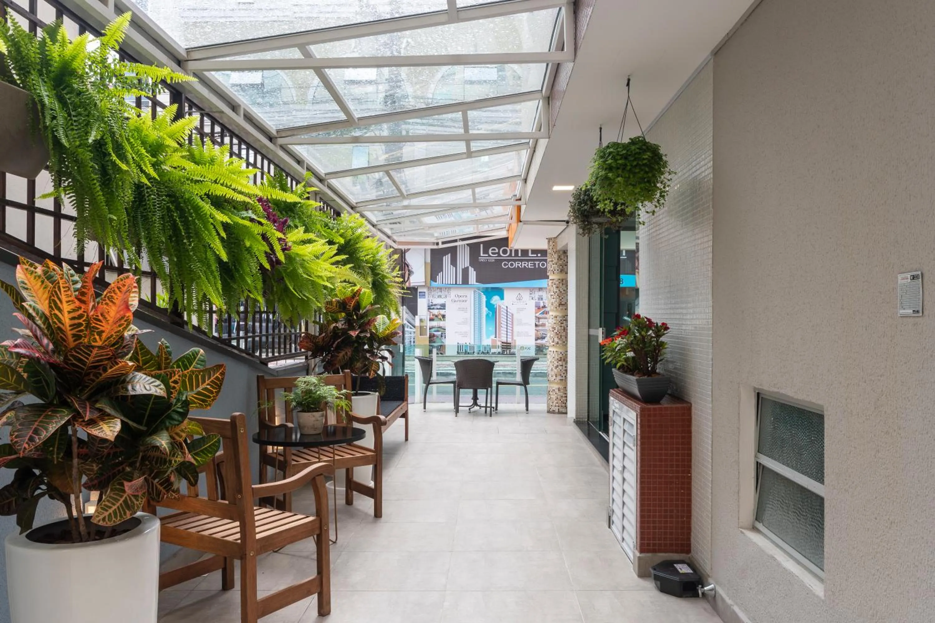 Patio in Hotel Negrini