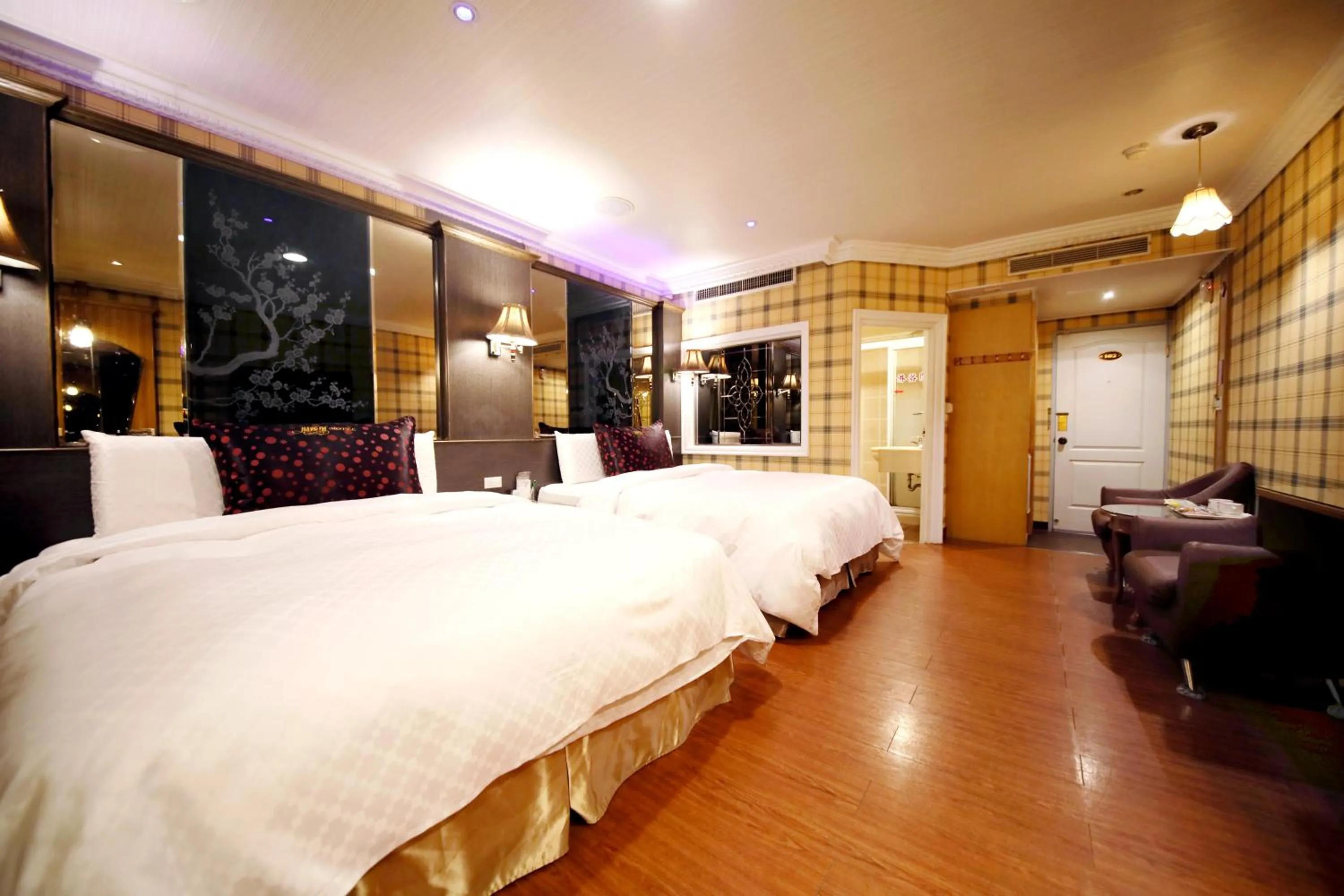 Bed in Wen Sha Bao Motel-Xinying