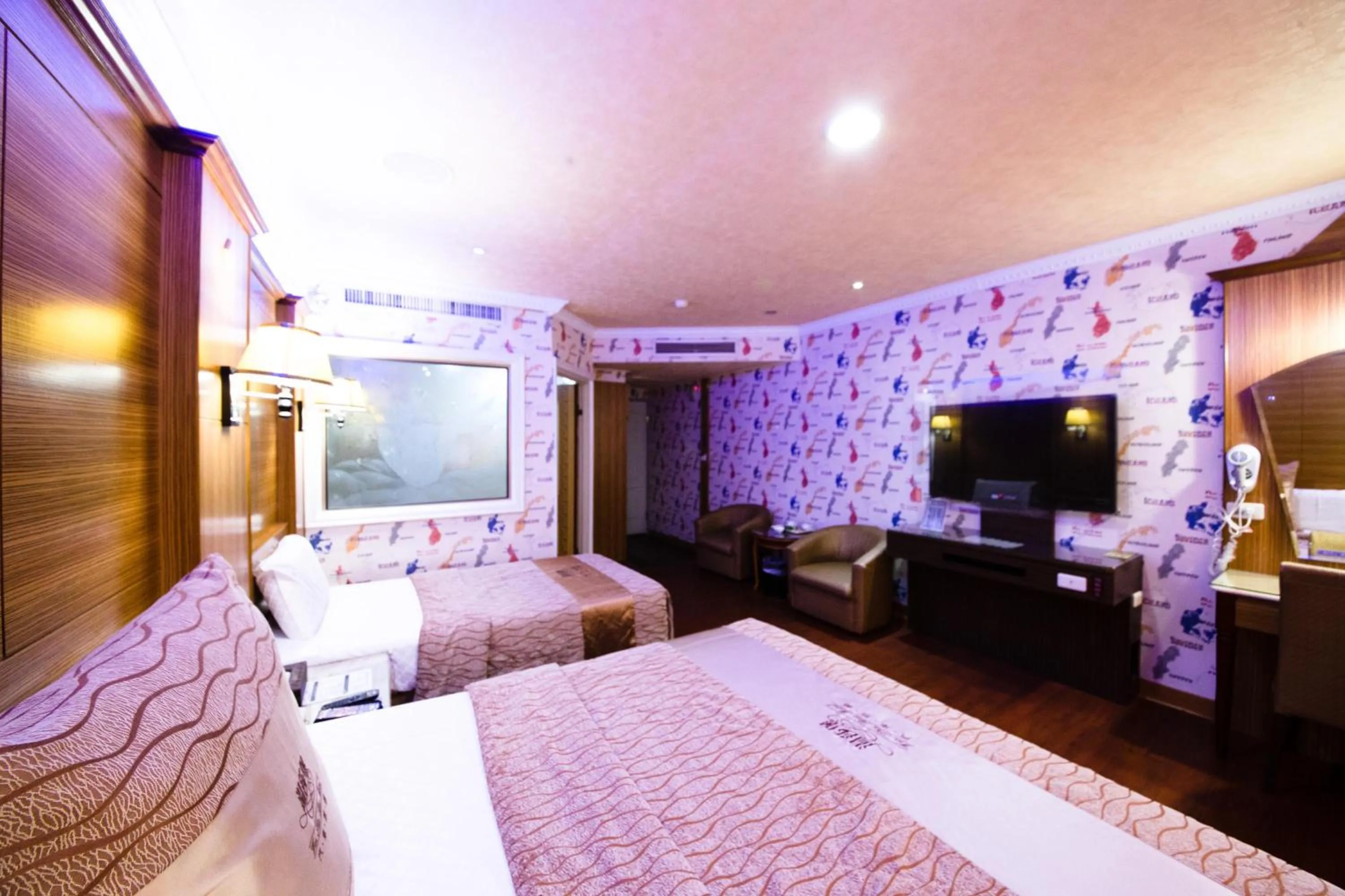 Bed in Wen Sha Bao Motel-Xinying