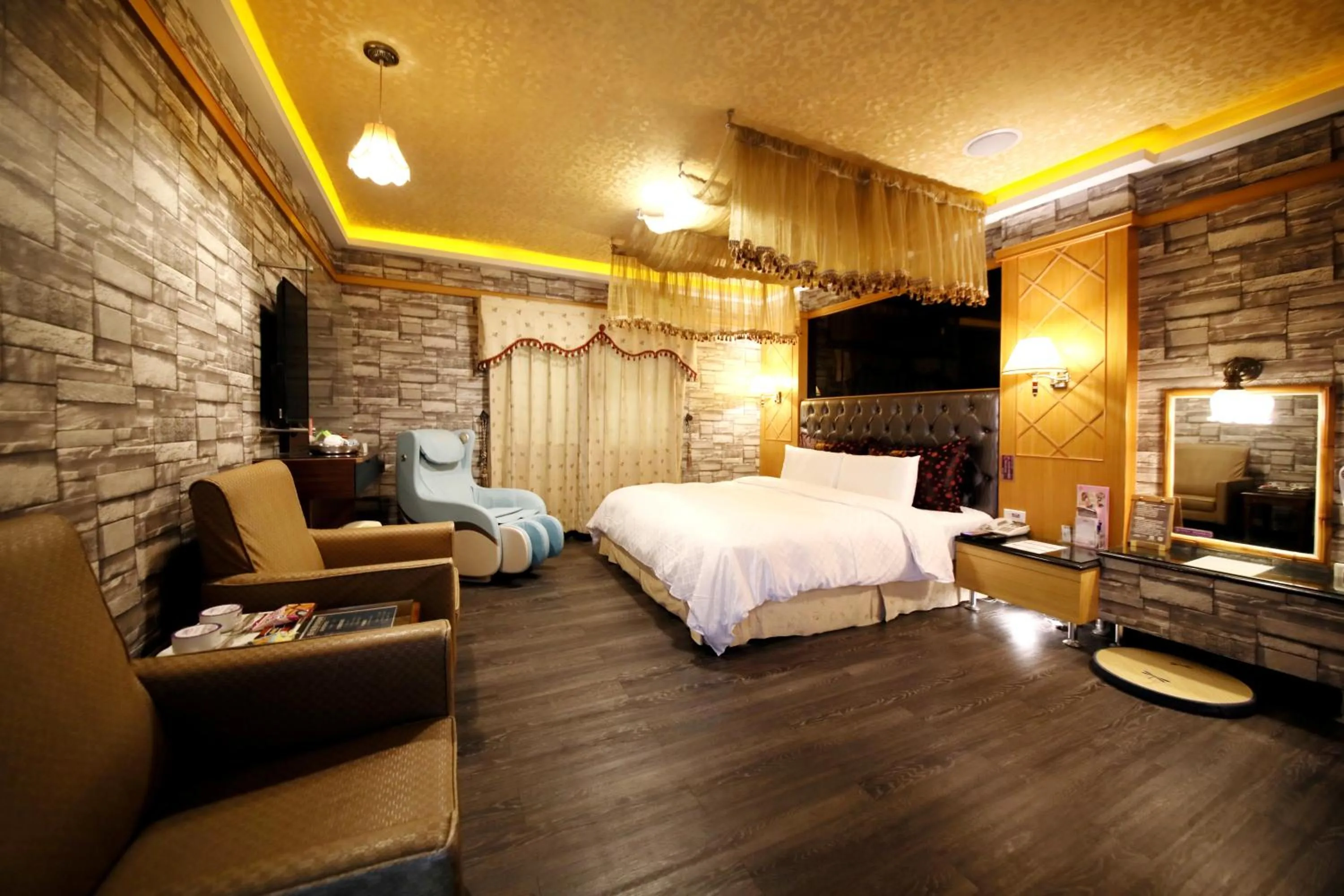 Bed in Wen Sha Bao Motel-Xinying
