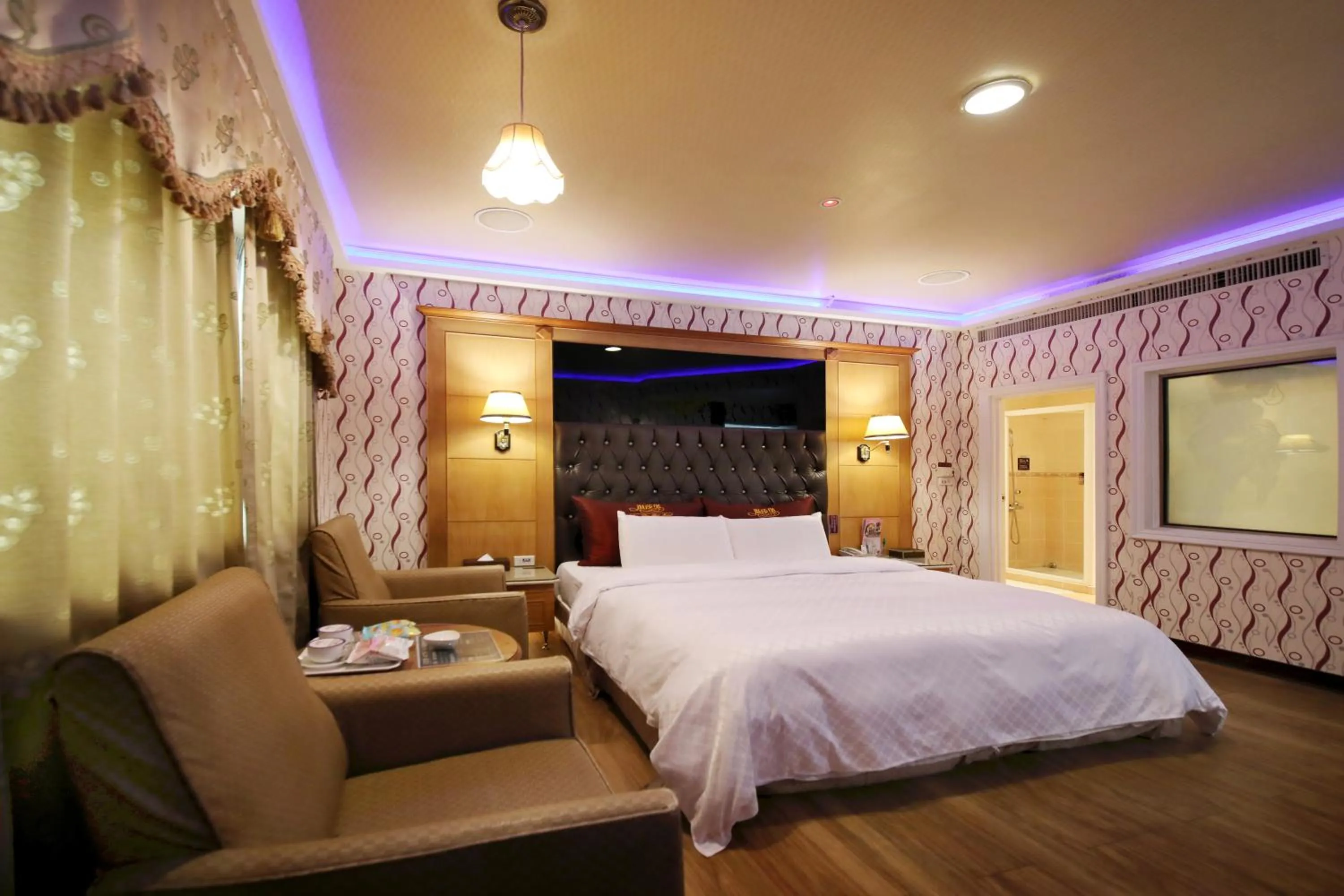 Bed in Wen Sha Bao Motel-Xinying
