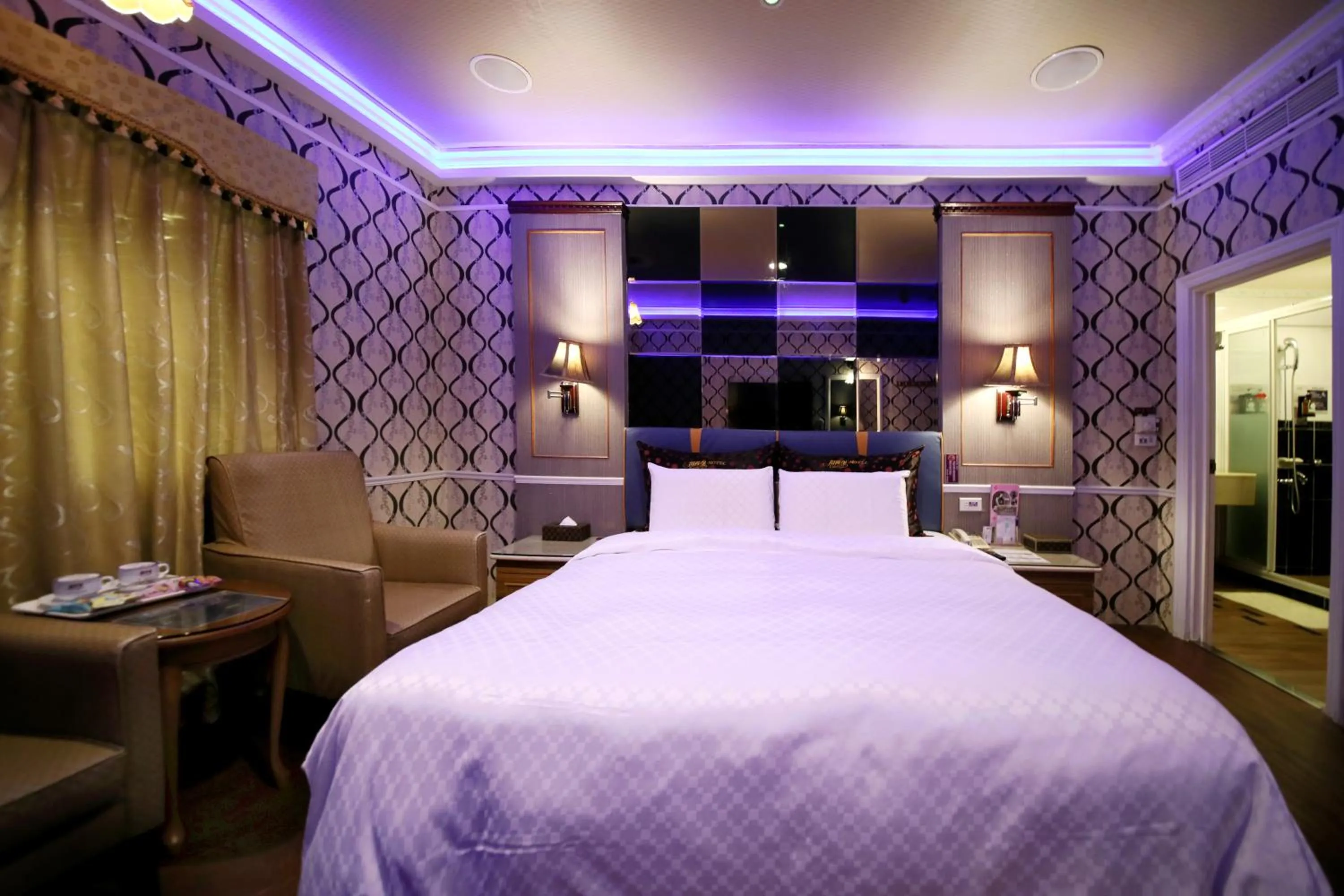 Bed in Wen Sha Bao Motel-Xinying