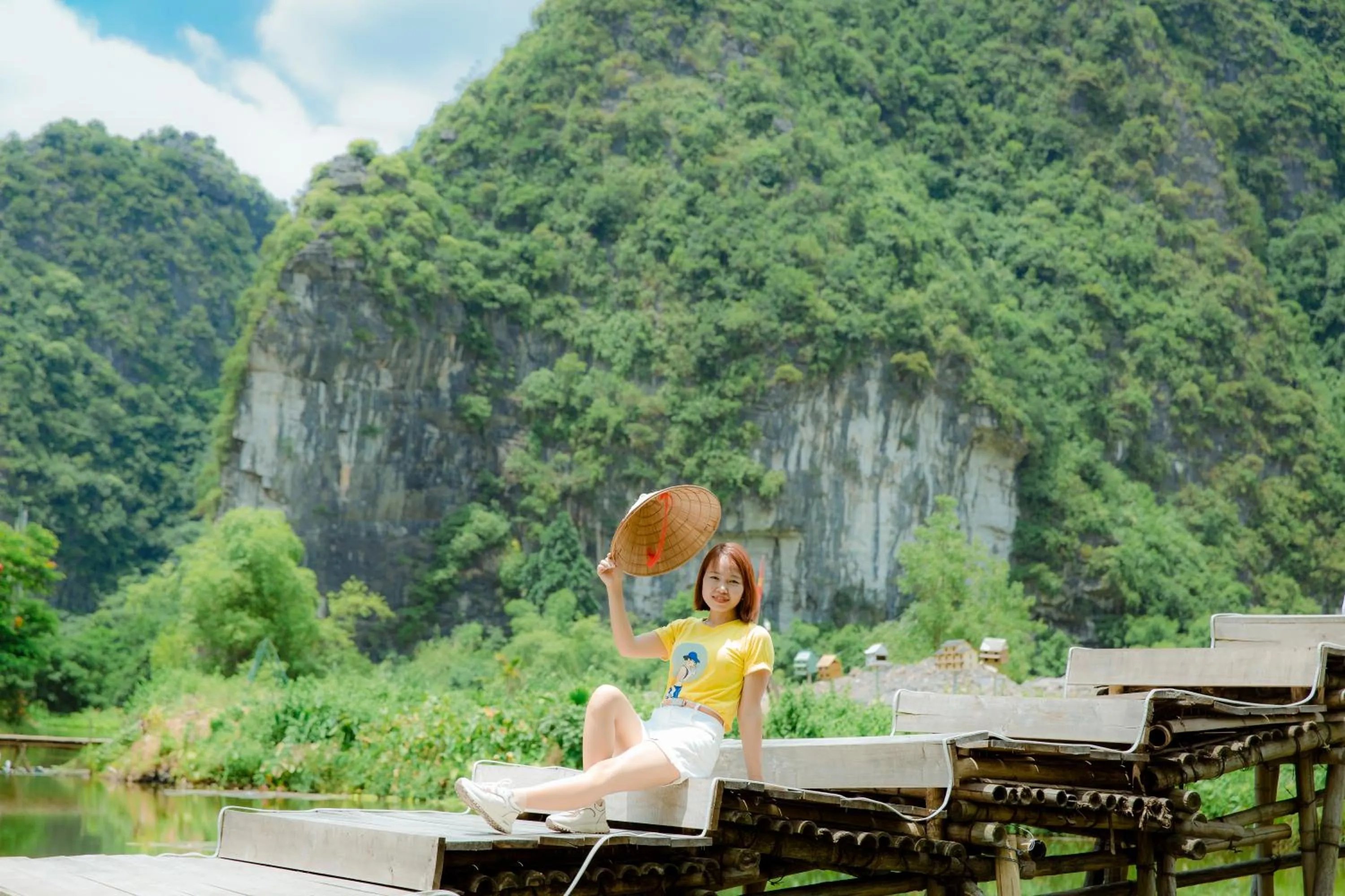 Day in Quoc Khanh Bamboo Homestay