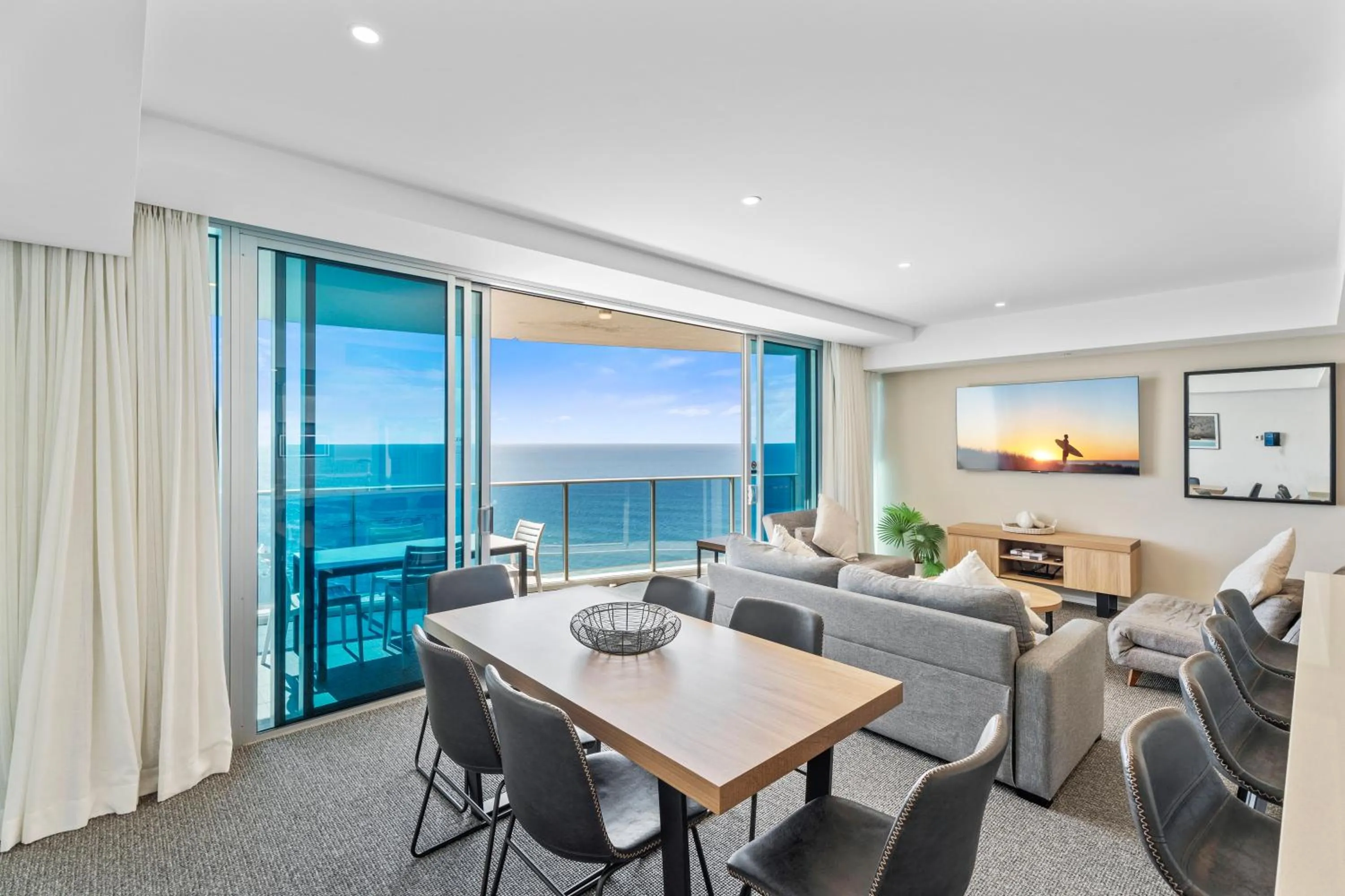 Living room in Orchid Residences - HR Surfers Paradise