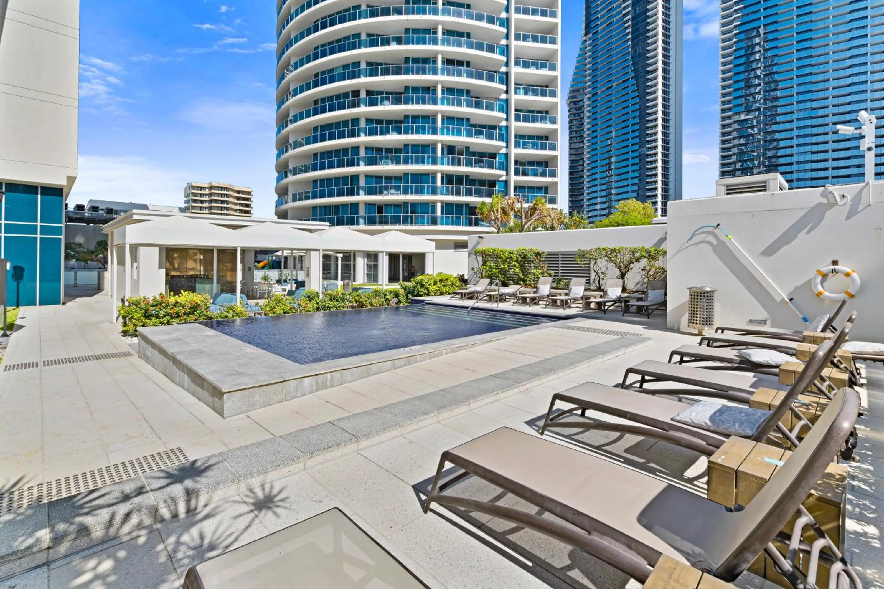 Swimming pool in Orchid Residences - HR Surfers Paradise