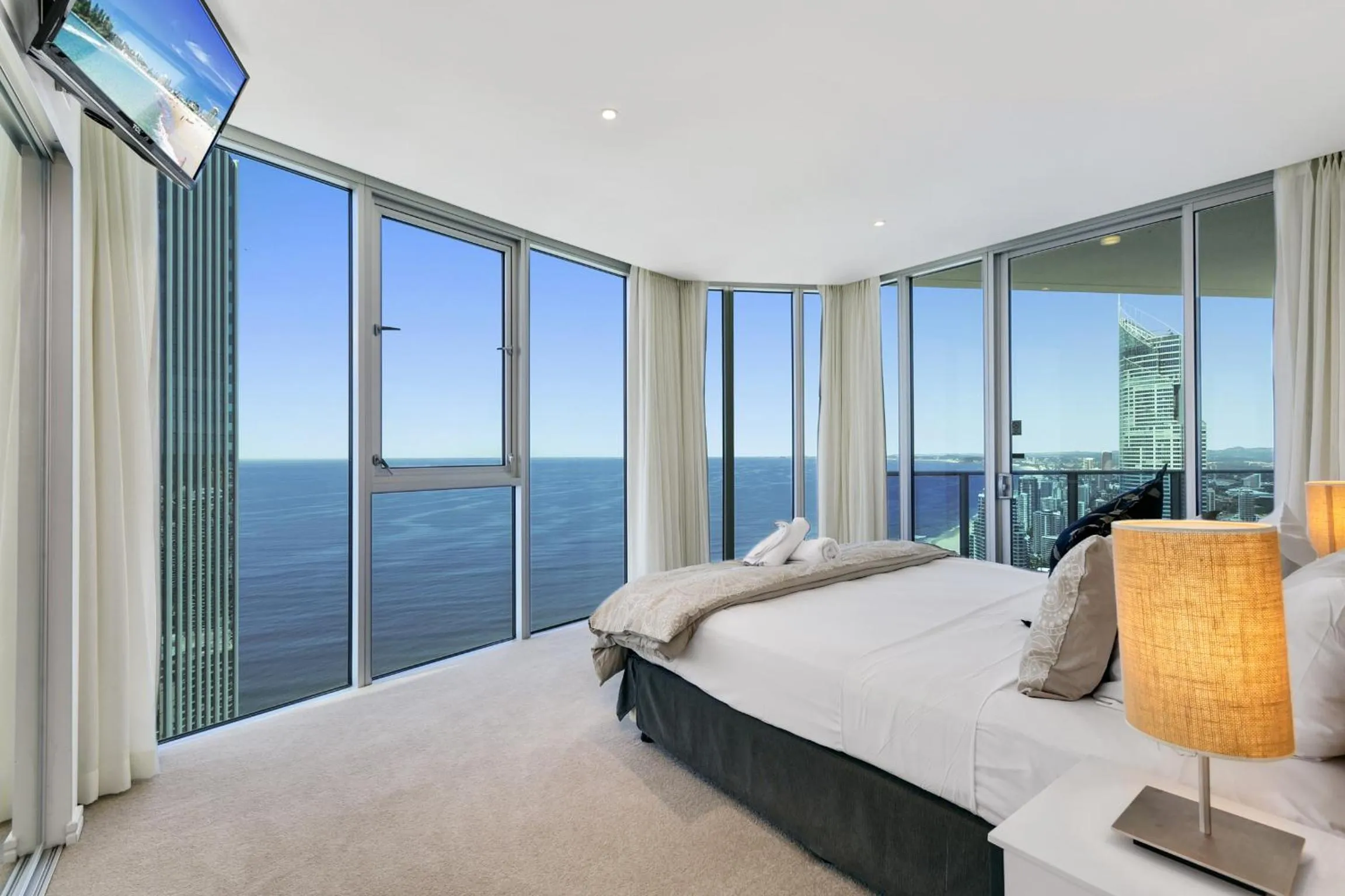 TV and multimedia, Bed in Orchid Residences - HR Surfers Paradise