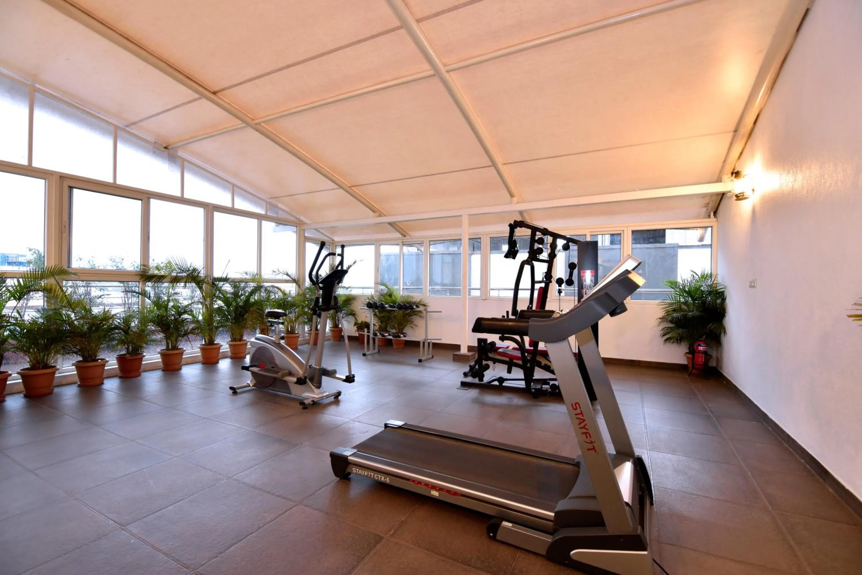 Fitness centre/facilities in I V Sanctum Hotel