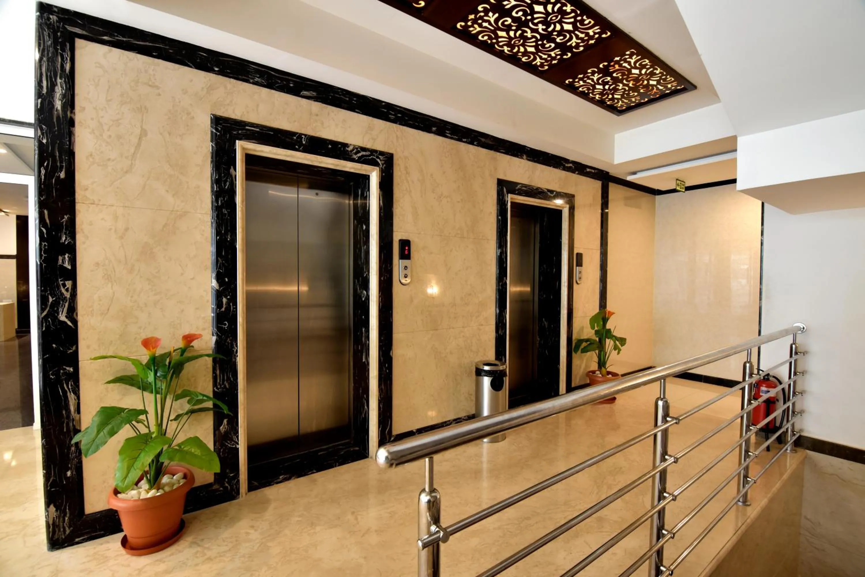 Patio in I V Sanctum Hotel