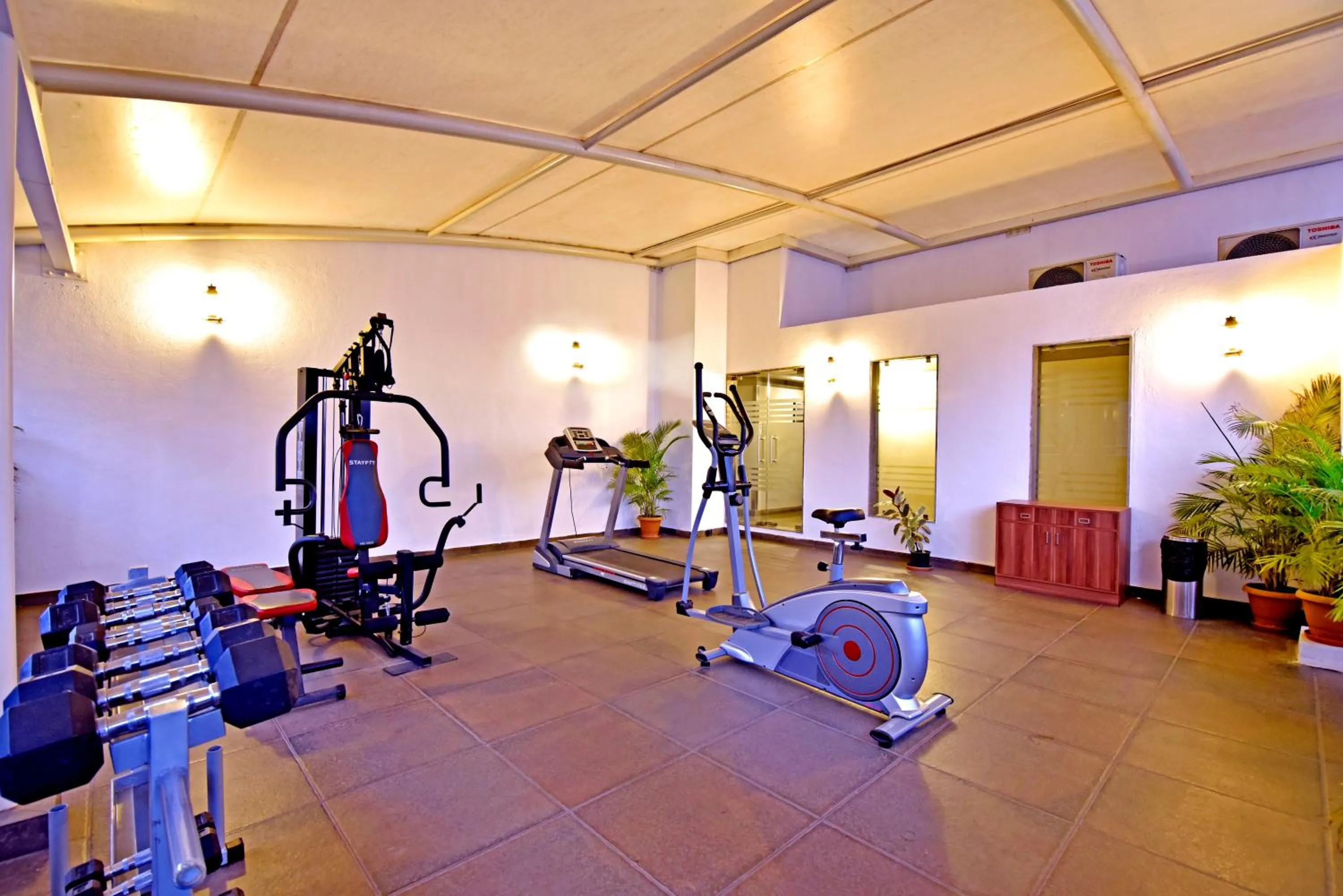 Fitness centre/facilities in I V Sanctum Hotel