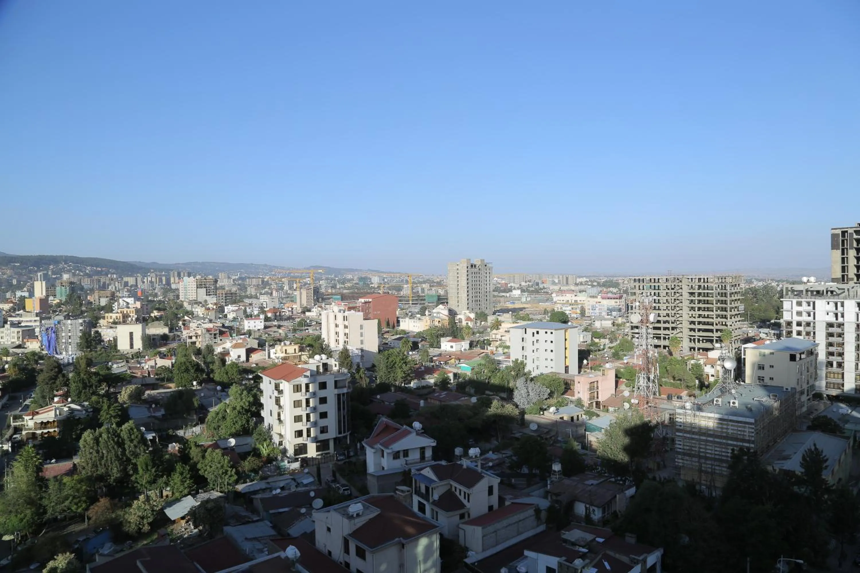 City view in Sapphire Addis
