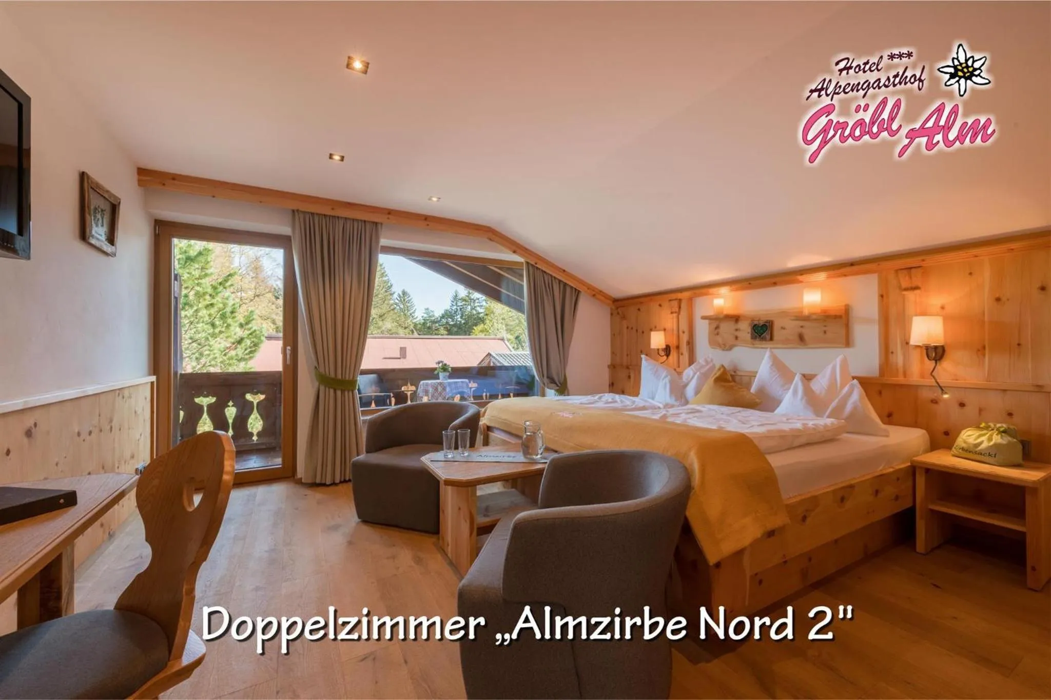 Photo of the whole room, Bed in Gröbl-Alm