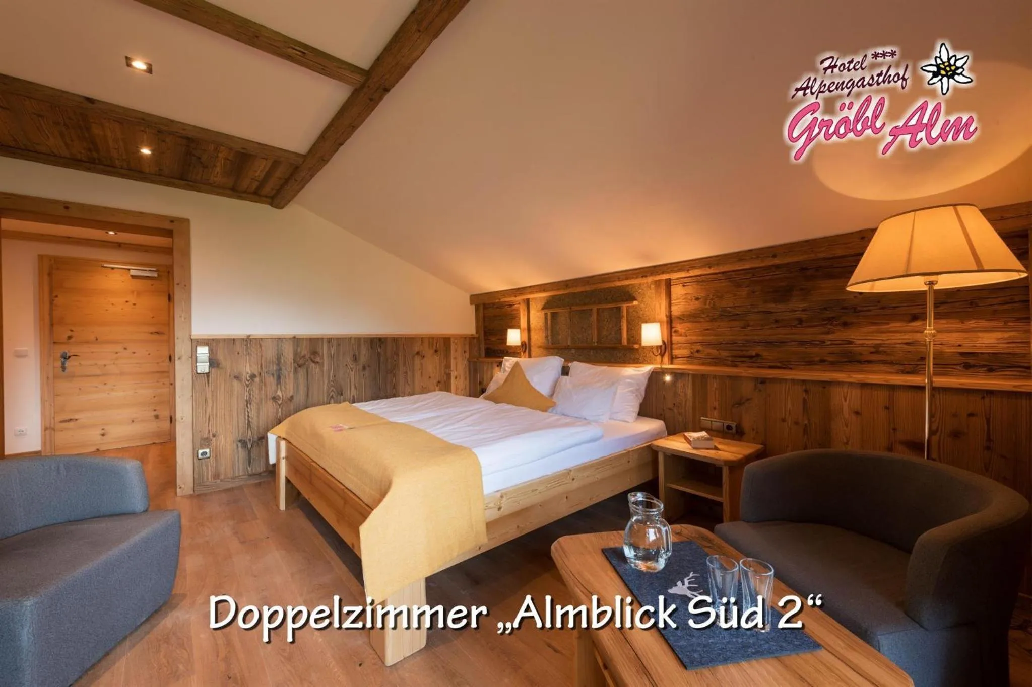 Bedroom, Bed in Gröbl-Alm