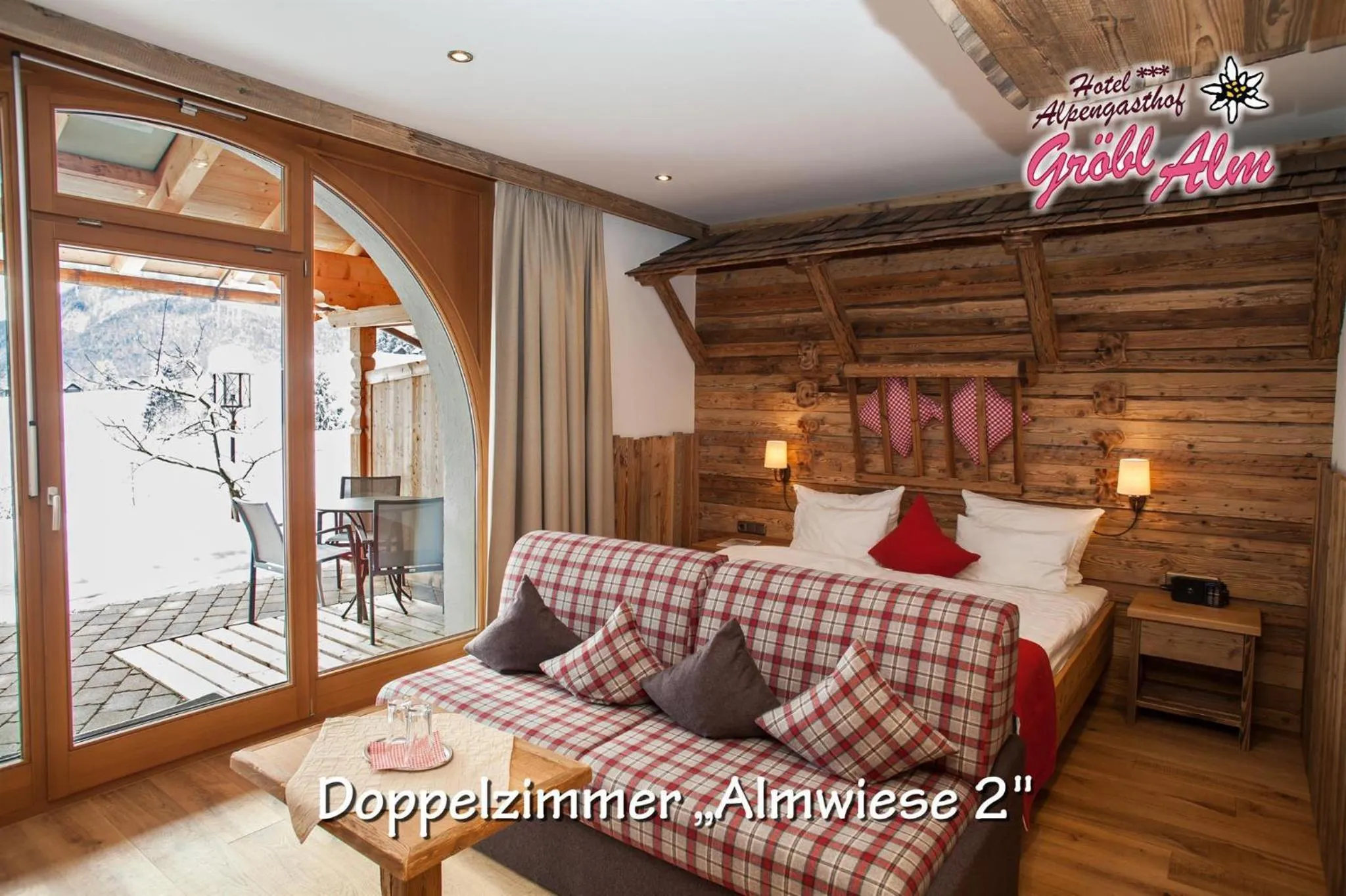 Photo of the whole room, Bed in Gröbl-Alm
