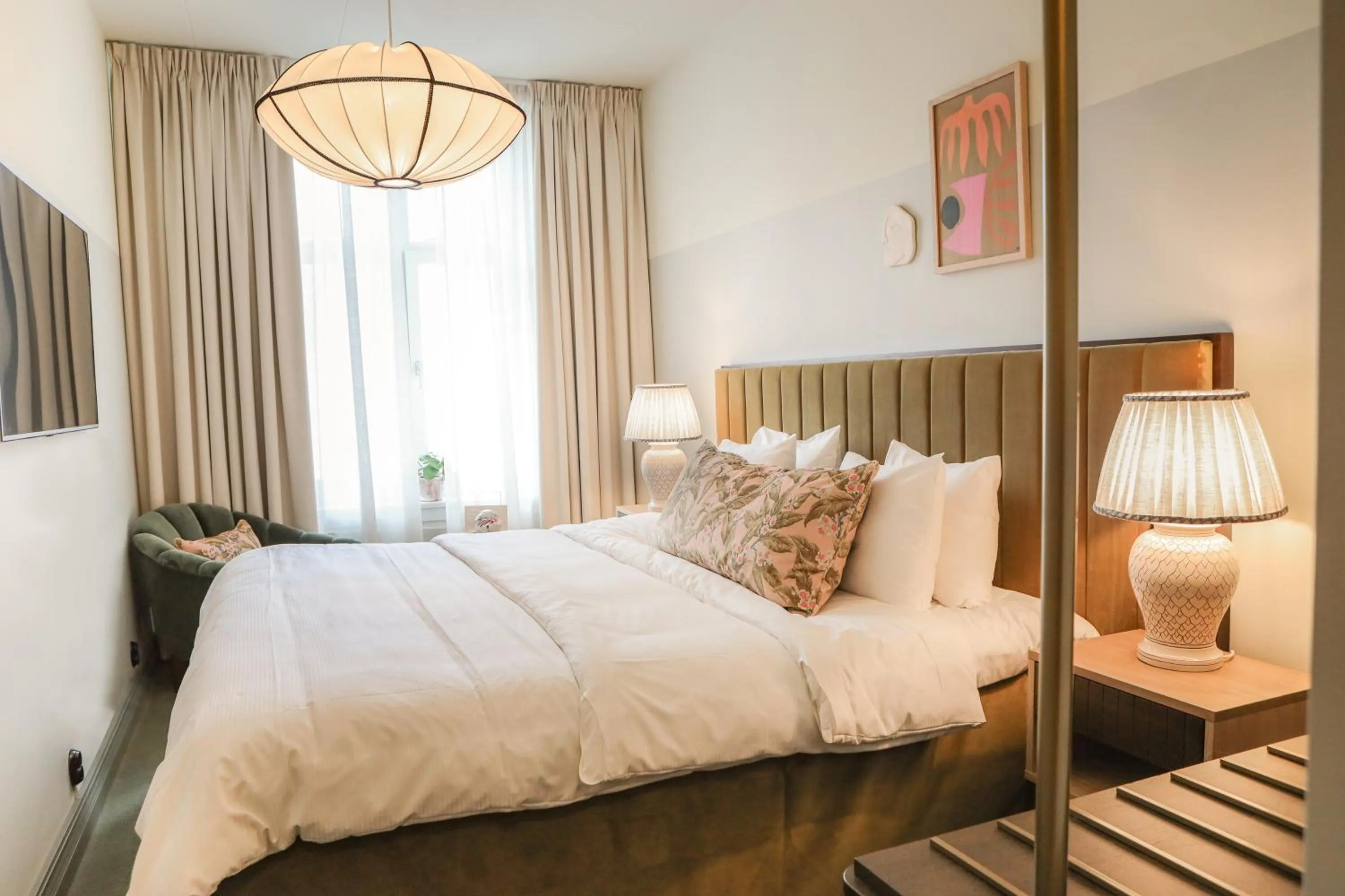 Bed in Elite Hotel Mårtenson