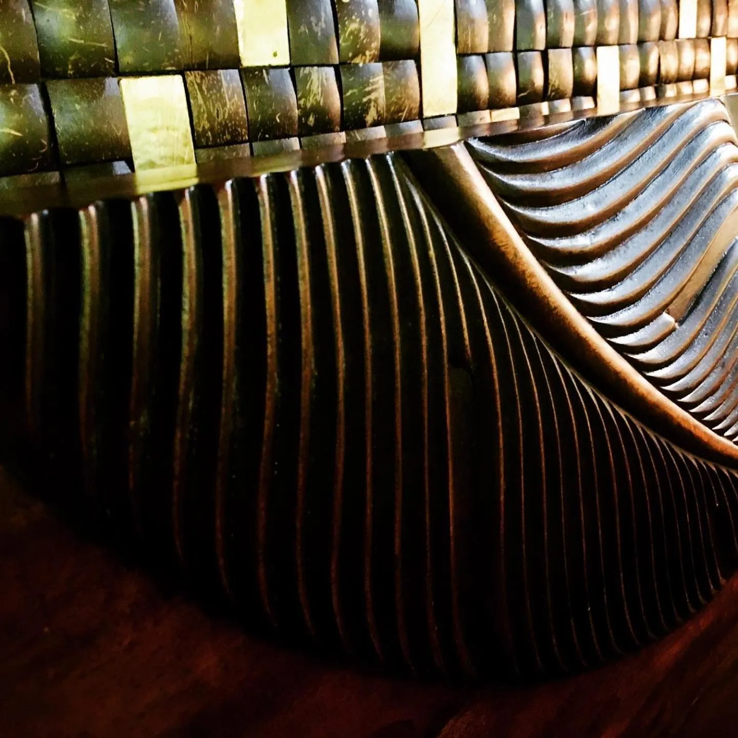 Decorative detail in At the Craters Edge