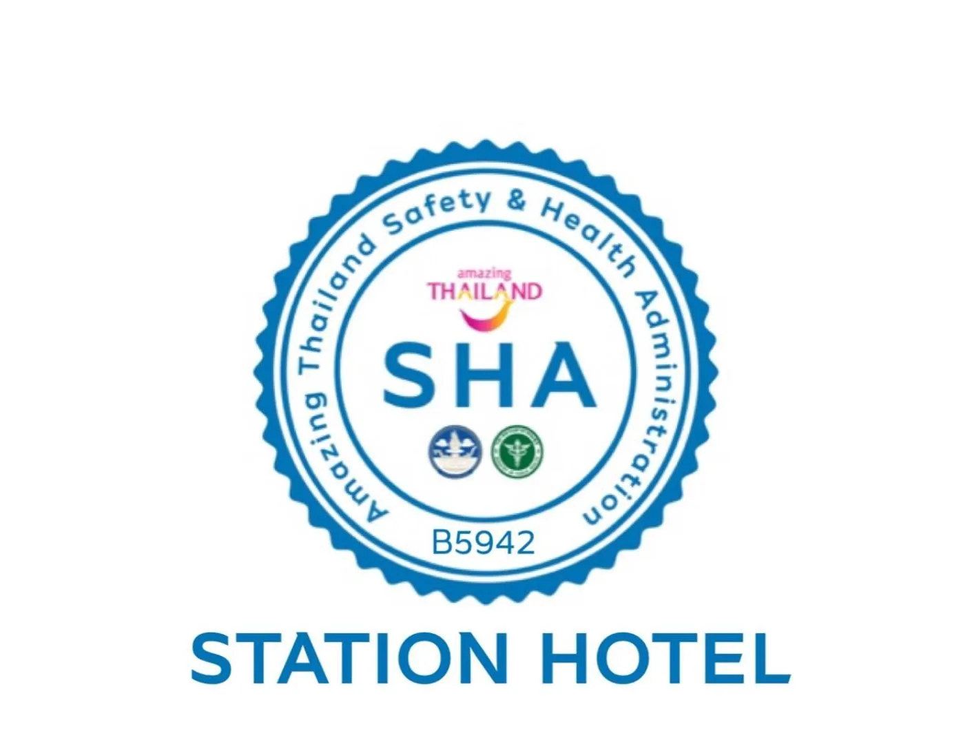 Logo/Certificate/Sign in Station Hotel