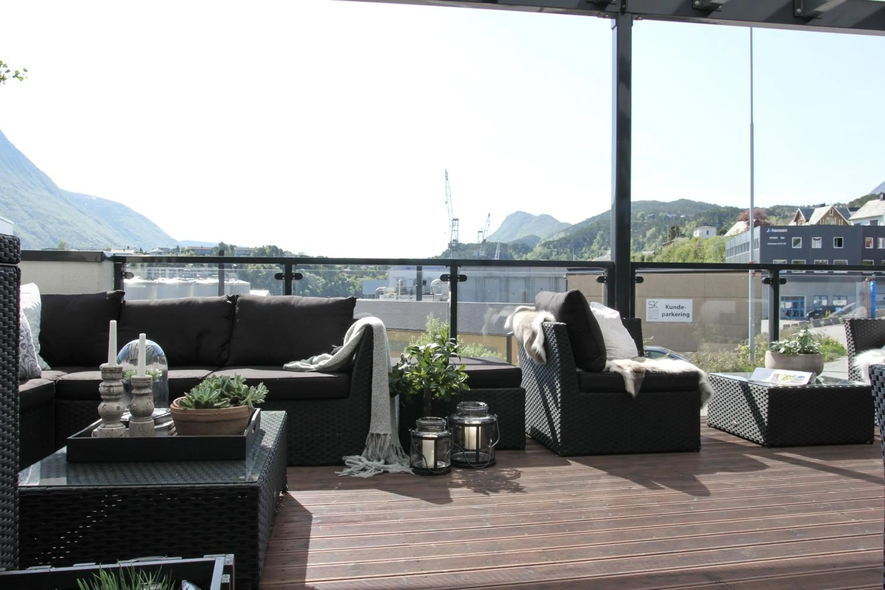 Patio in Brattvåg Fjordhotell