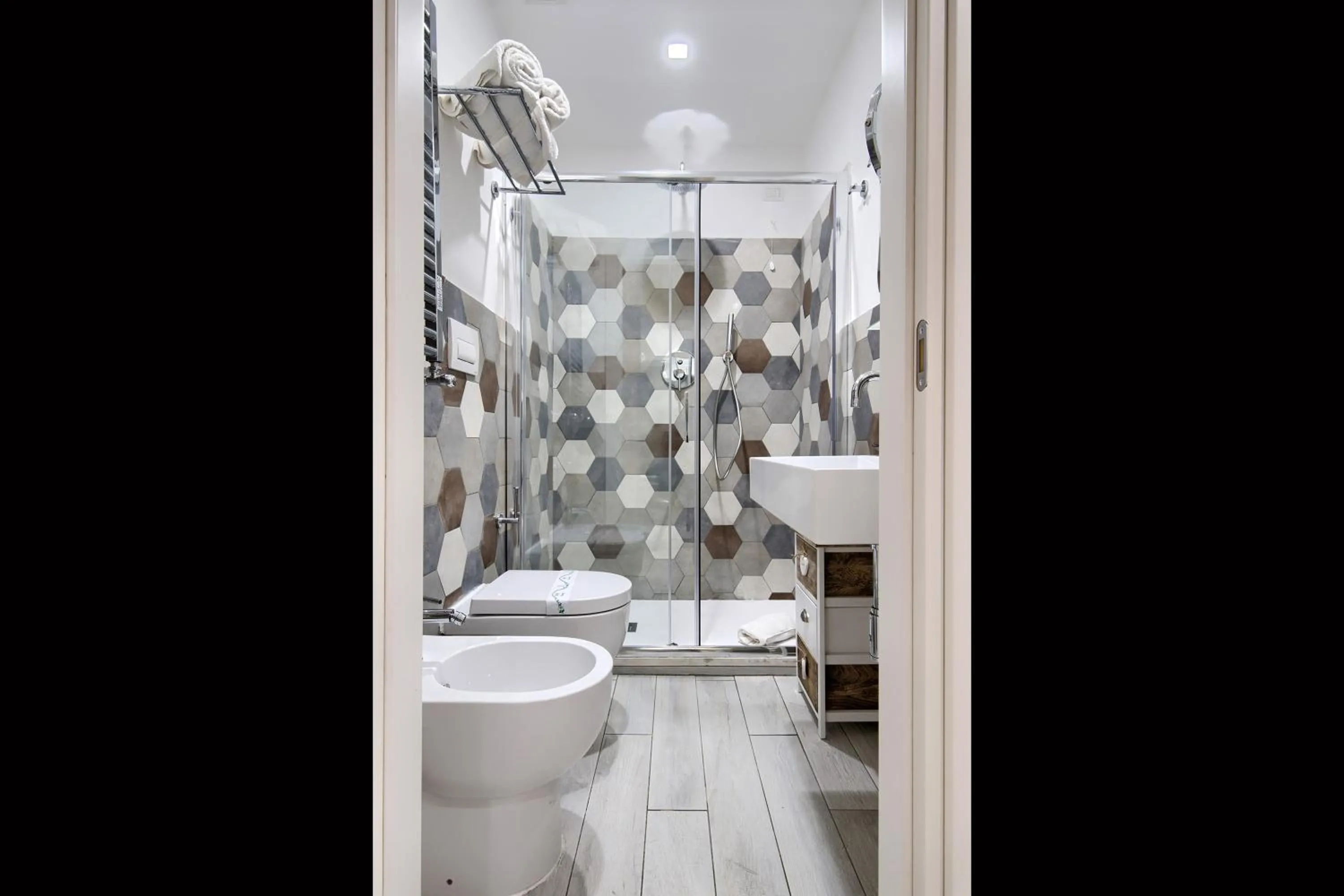 Bathroom in Relais Vatican Secret