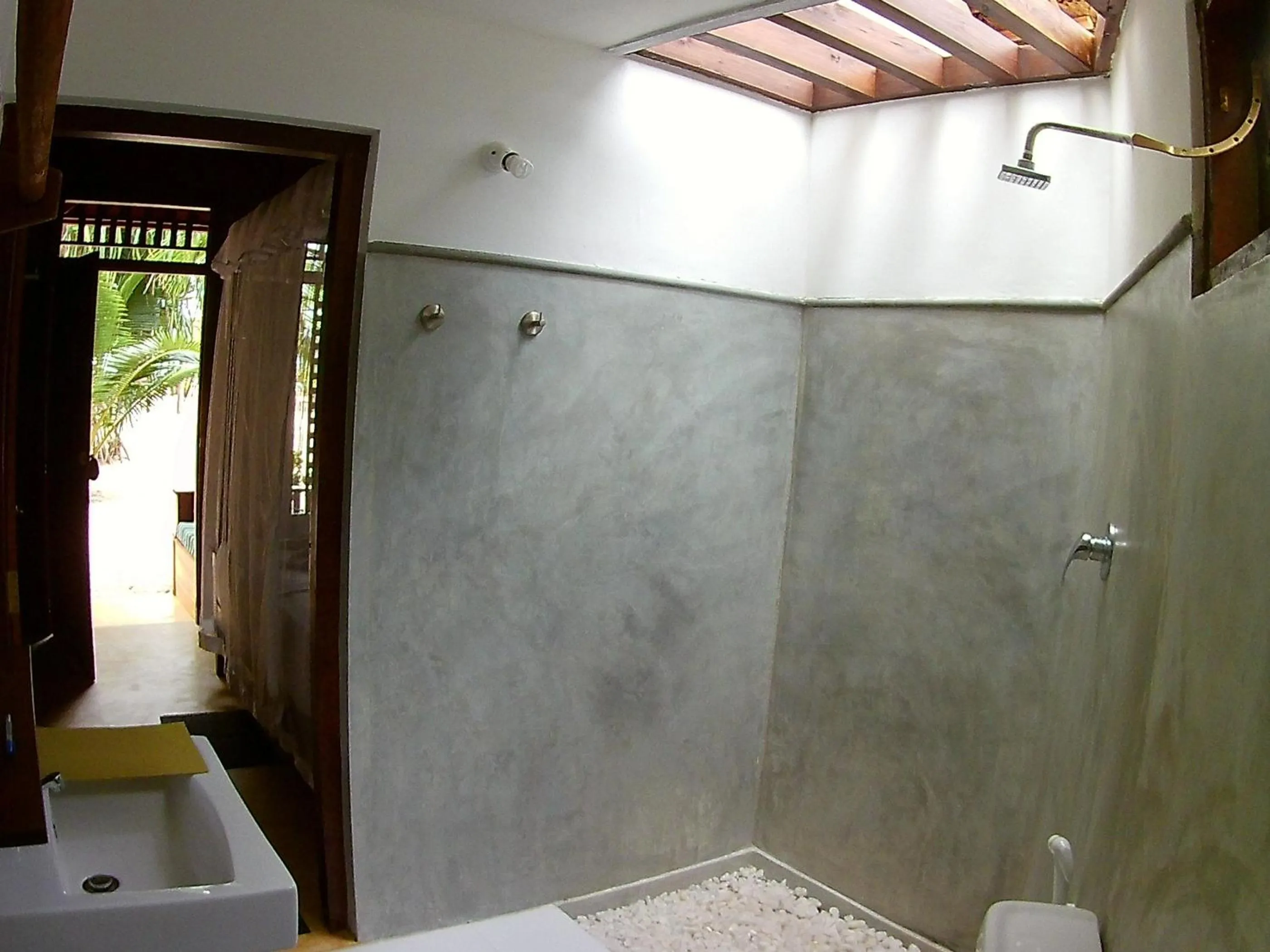 Shower in Shiva's Beach Cabanas
