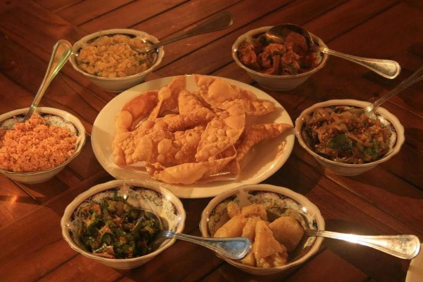 Food in Shiva's Beach Cabanas