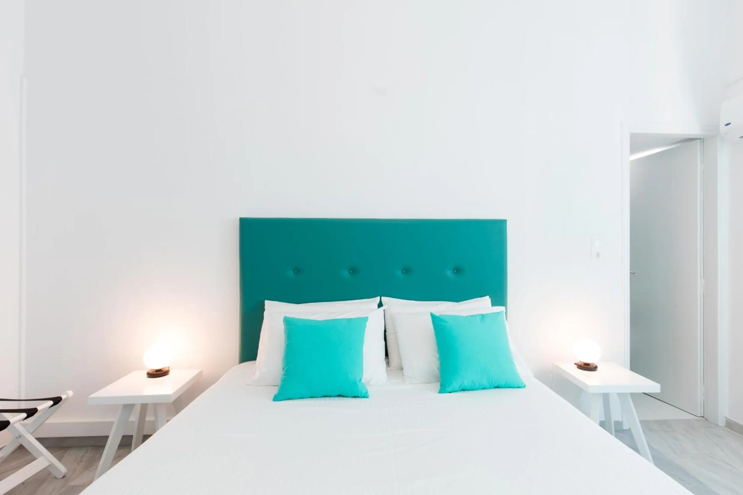 Bedroom, Bed in Acqua Vatos Paros Hotel