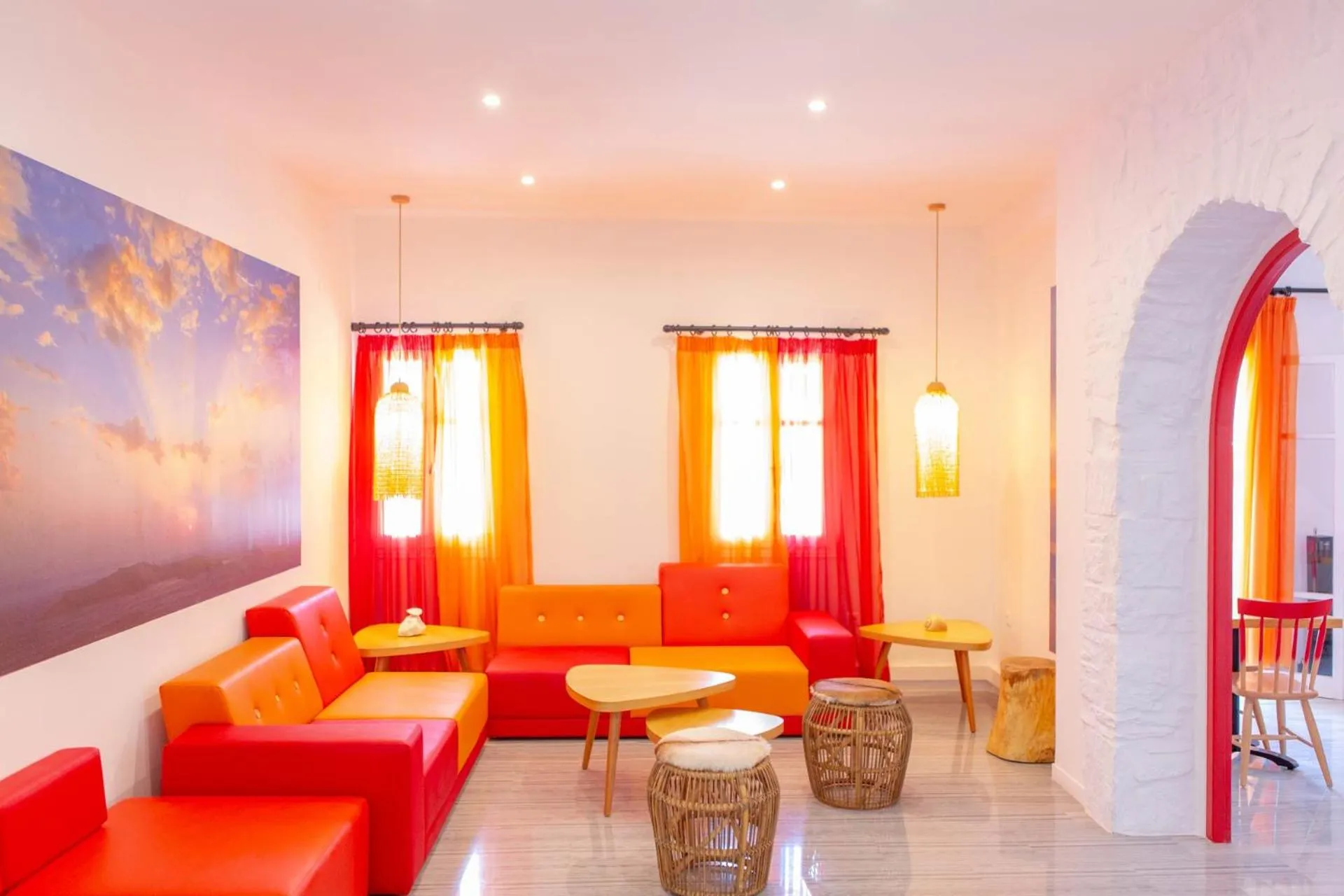 Area and facilities in Acqua Vatos Paros Hotel