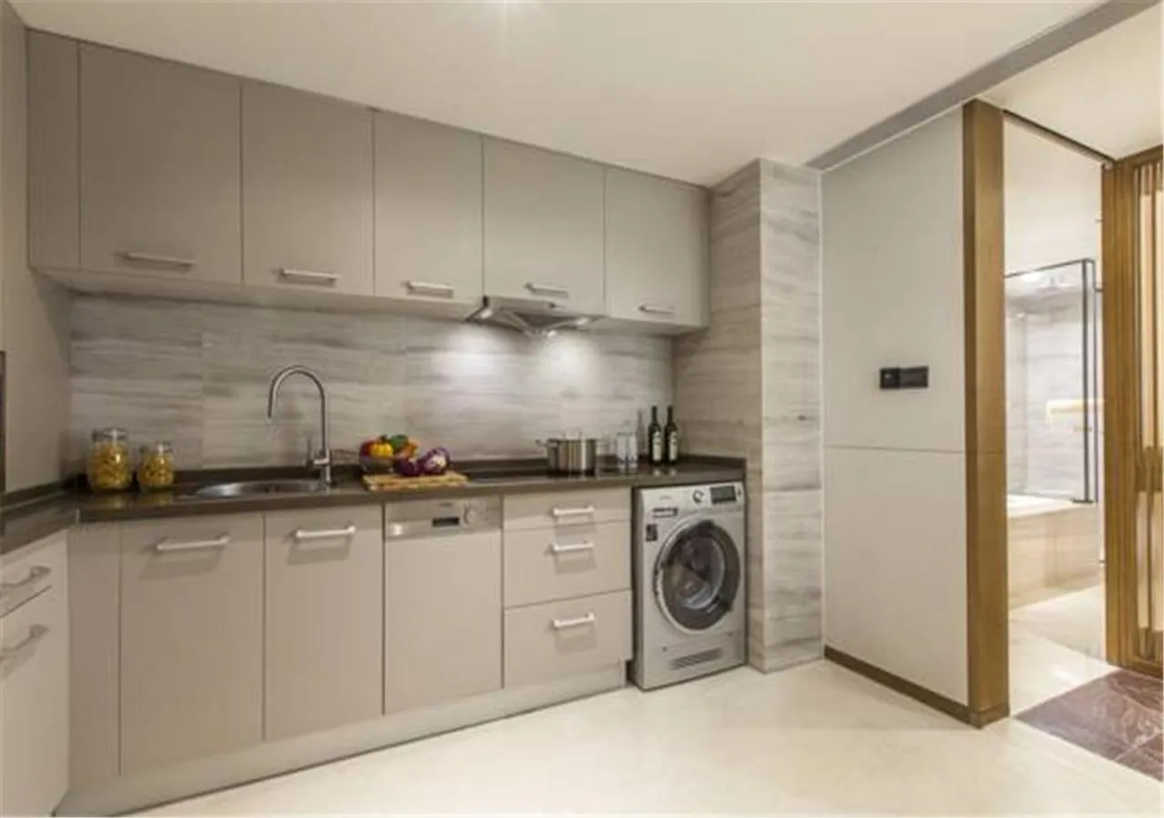 Kitchen or kitchenette in Ascott Riverside Garden Beijing