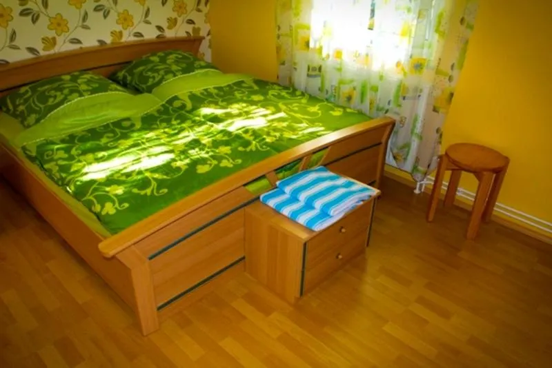 Bed in Ferienhaus Doris